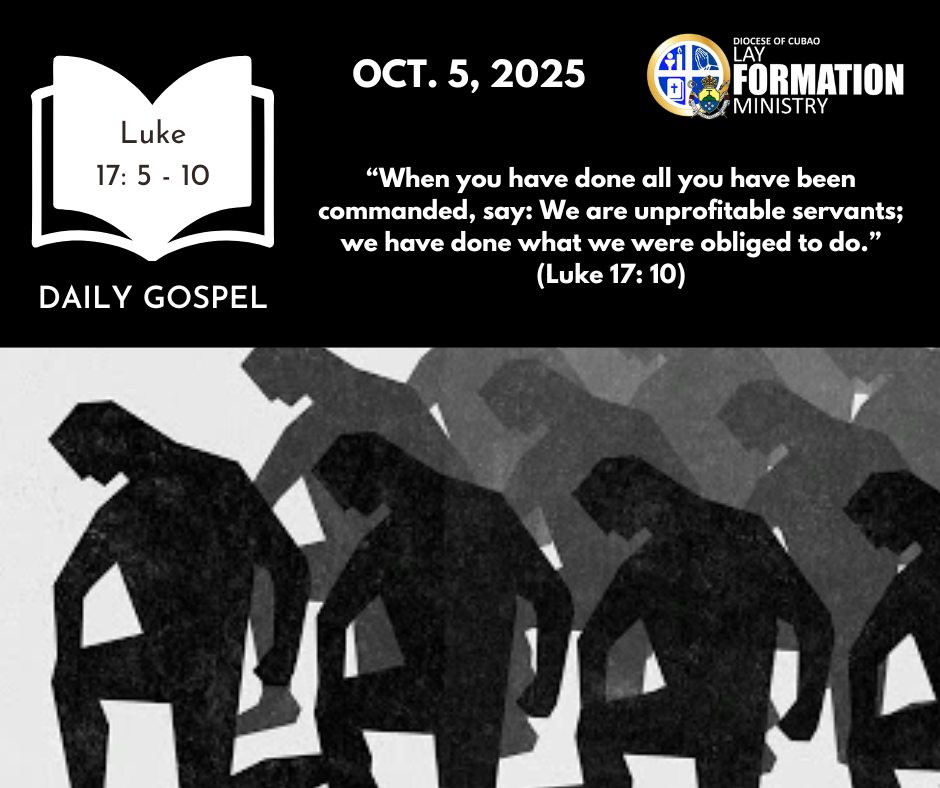 Oct. 5, 2025... - Diocese of Cubao Lay Formation Ministry | Facebook