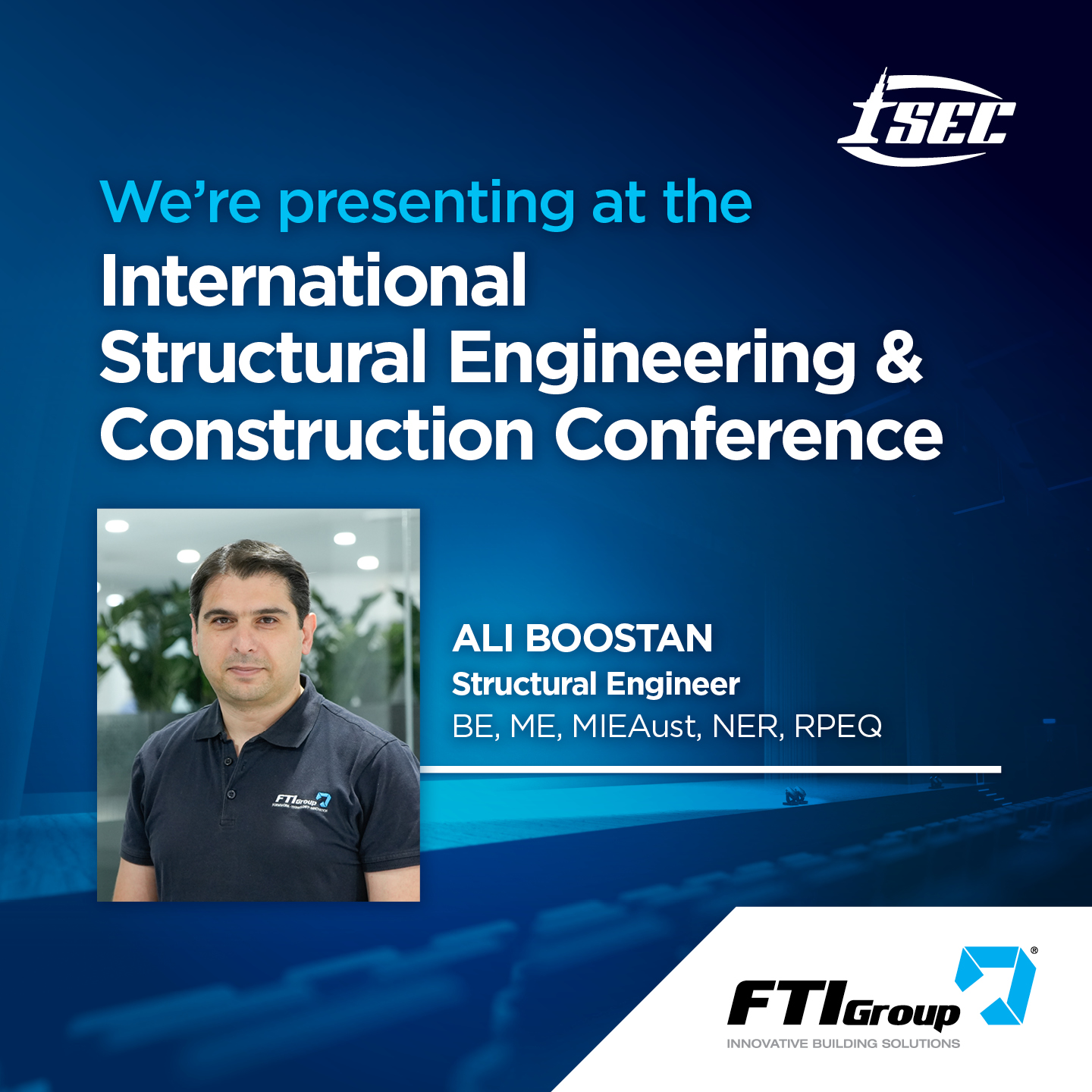 FTI - We're presenting at the 2025 ISEC / ASEA conference! The FTI ...
