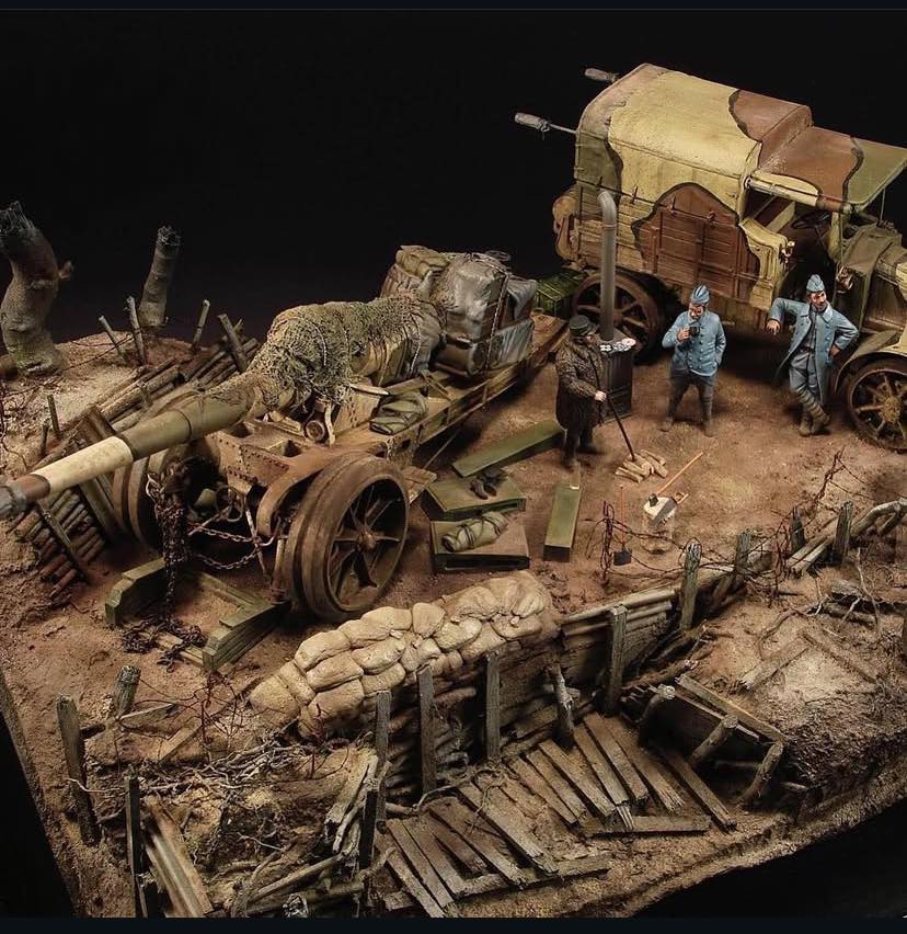 A great World War One #Diorama by Vincenzo Lanna using the 1/35