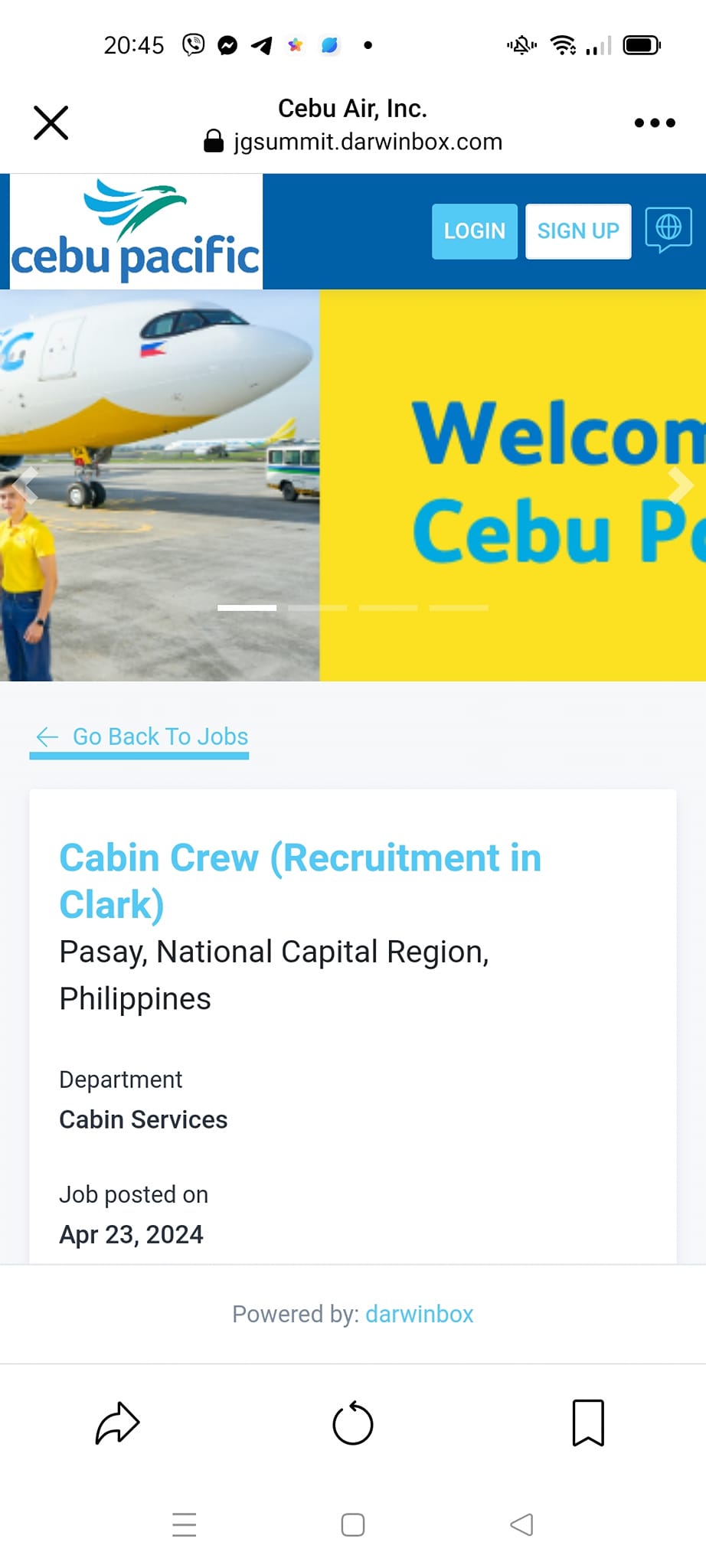 JUST IN: CEBU PACIFIC CABIN CREW HIRING!!! Cebu Pacific is staging a ...