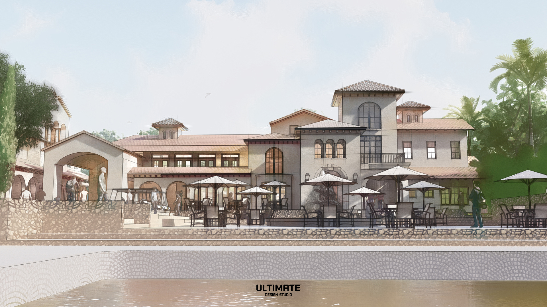 Italian Restaurant (Preliminary... - Ultimate Design Studio | Facebook