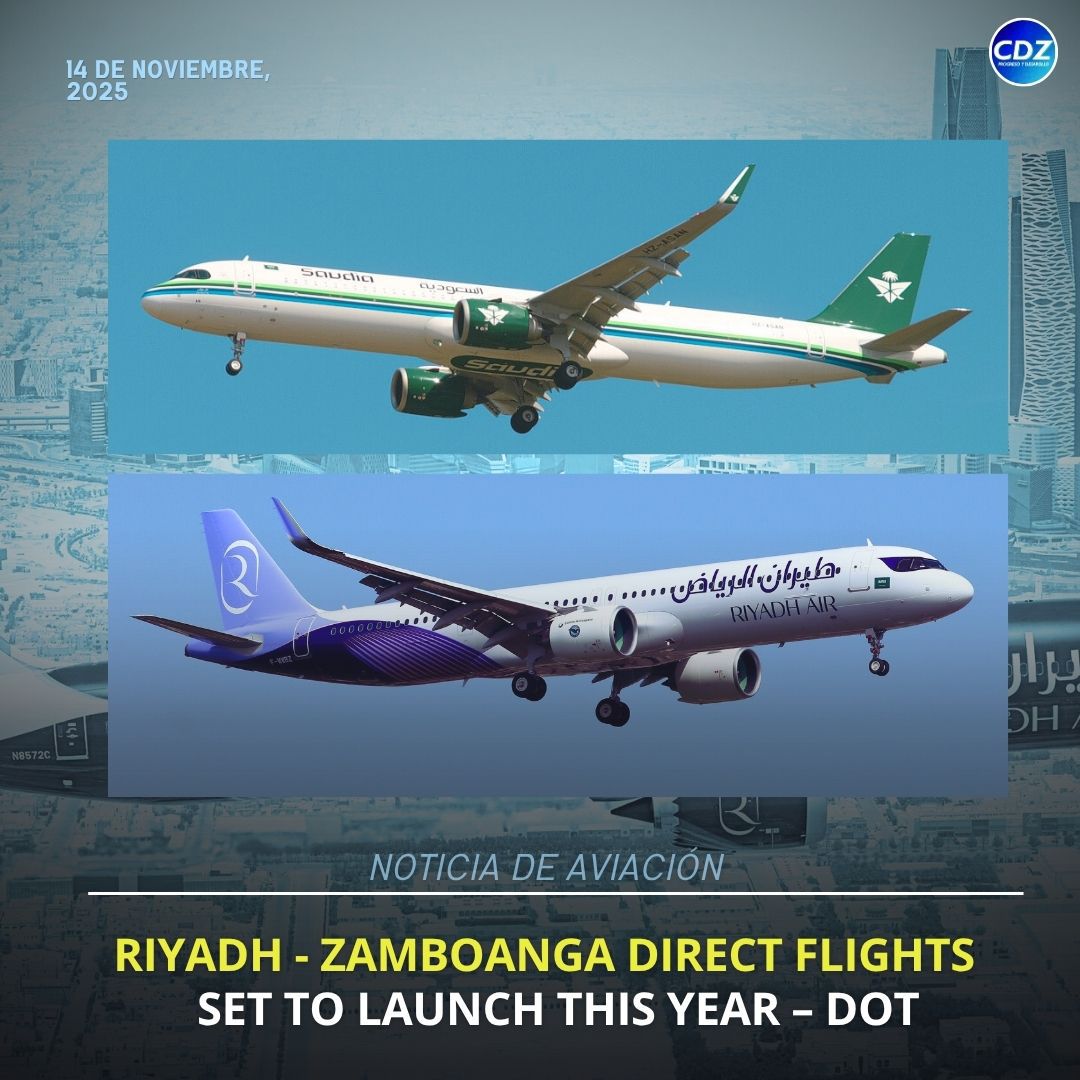 CDZ - EXCITING NEWS! ️ DIRECT FLIGHTS TO SAUDI ARABIA FROM ZAMBOANGA ...