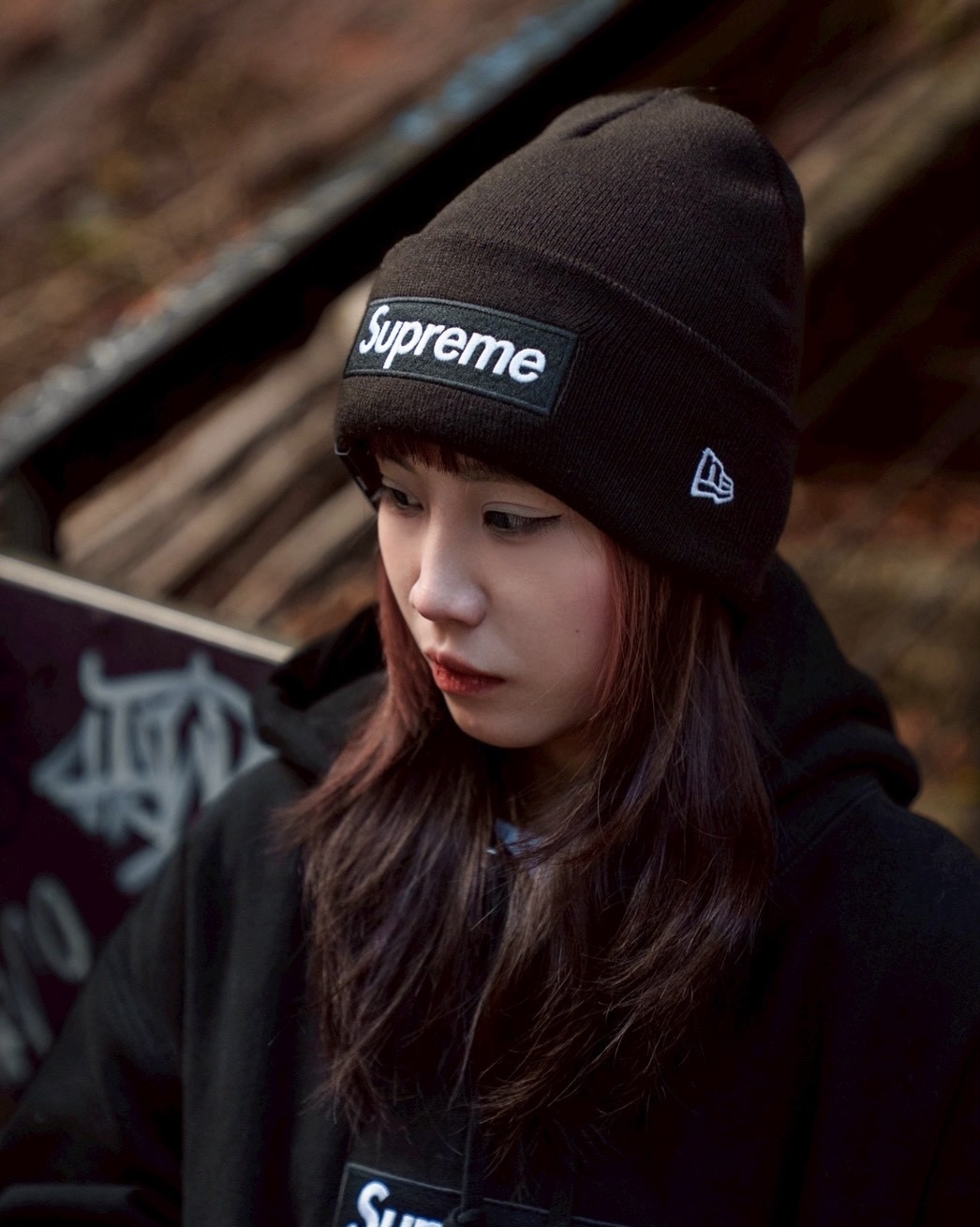 Beanie Supreme New SUPREME New Era Box Logo Beanie Black
