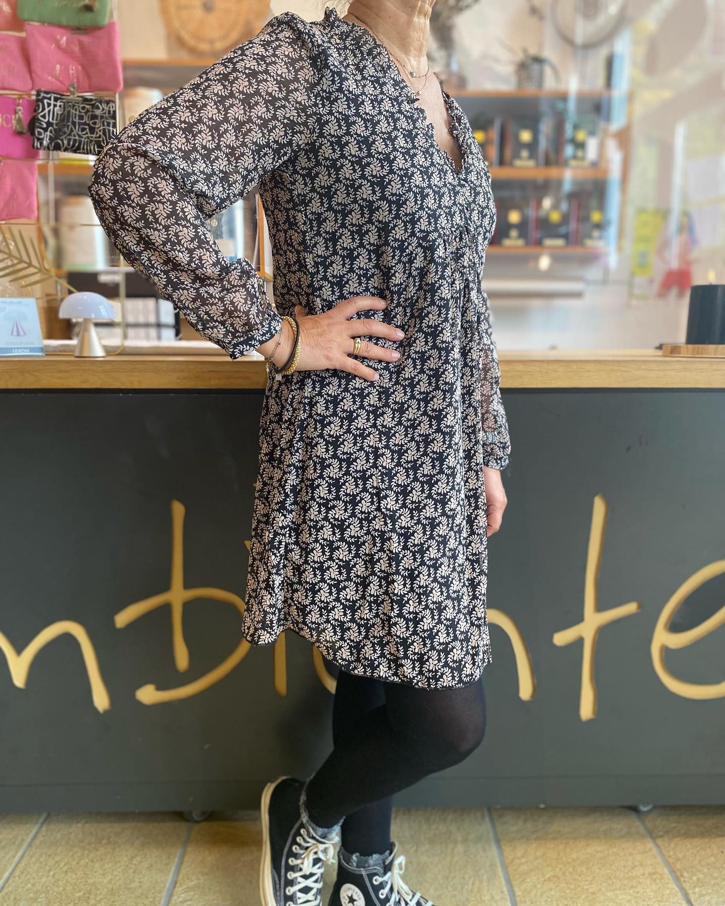 Robe Noire NANA BAILLA - Taille 40 (équivalent 3) - Occasion En Très Bon état