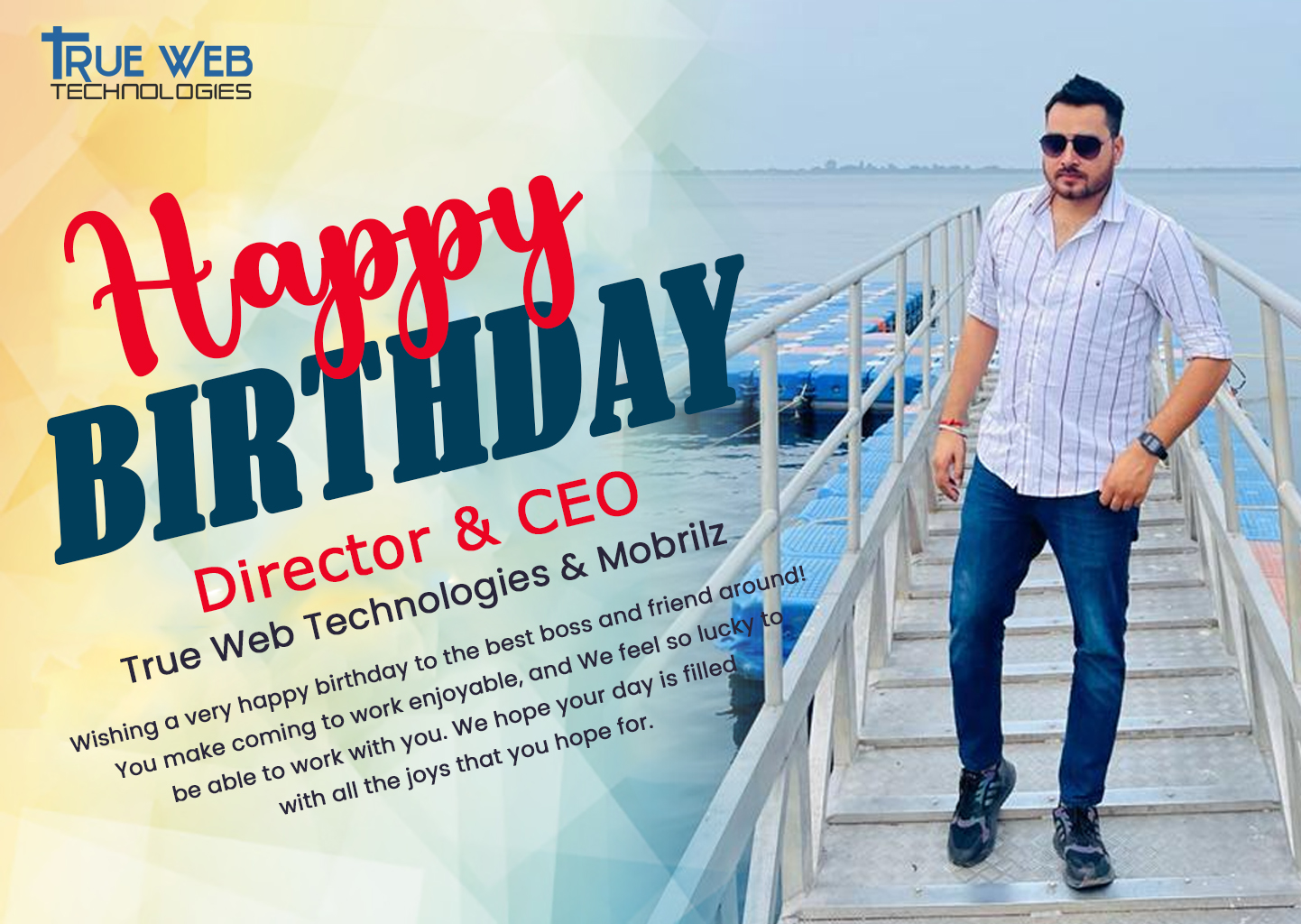 True - Wishing a very happy birthday to the best boss and friend around ...