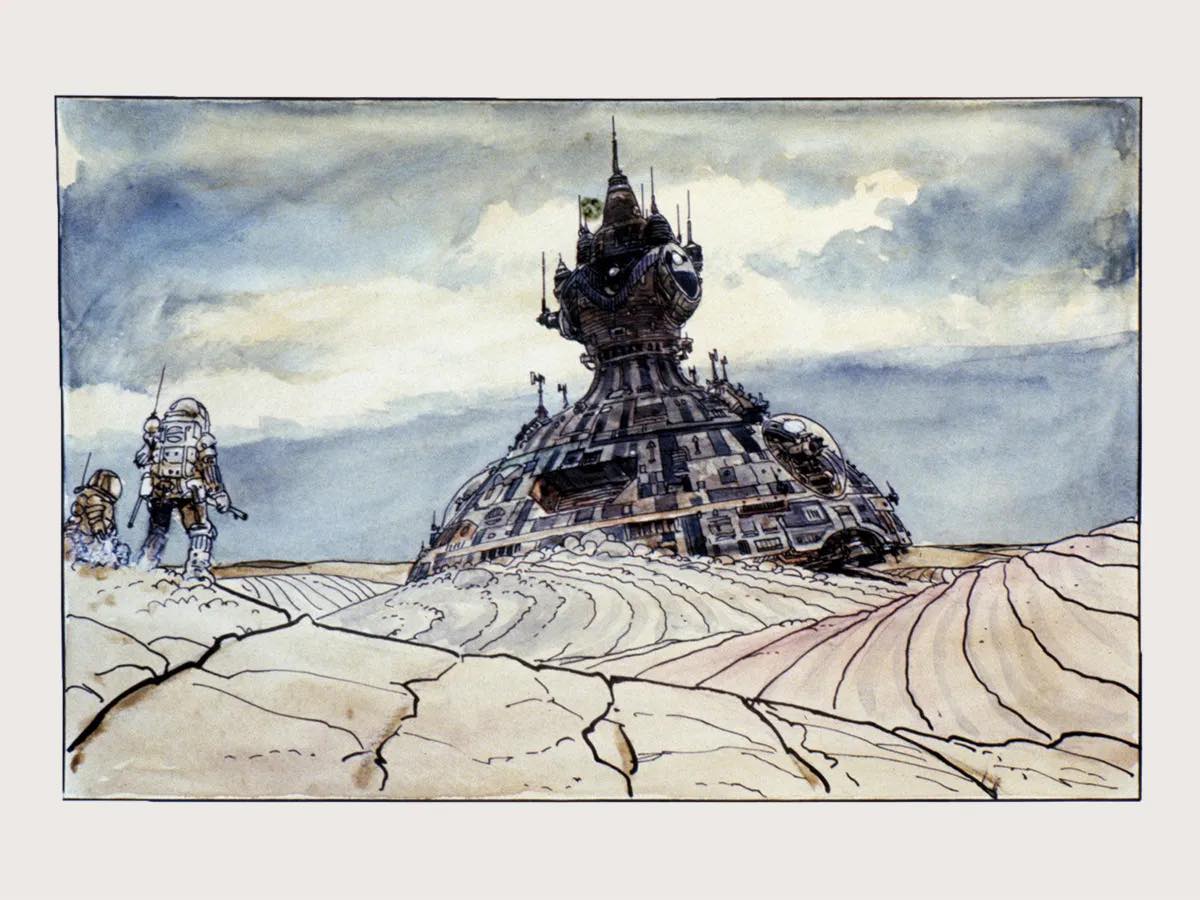 Skorpio - Jean Giraud (MOEBIUS) Arte conceptual para la película 