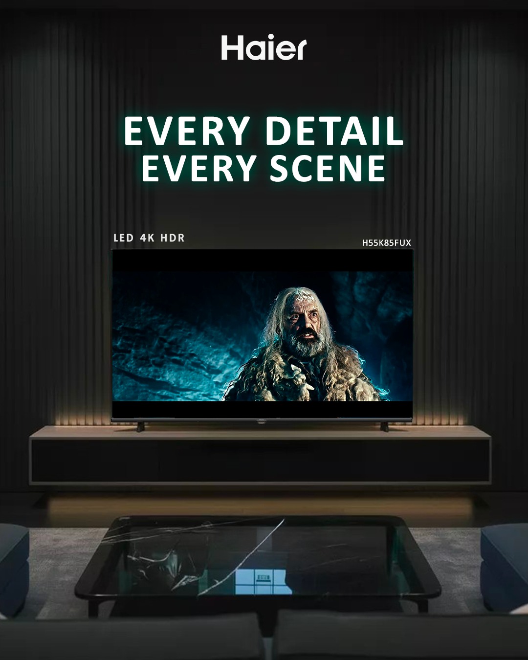 Haier - A quiet evening. A comfortable living room. One screen that ...
