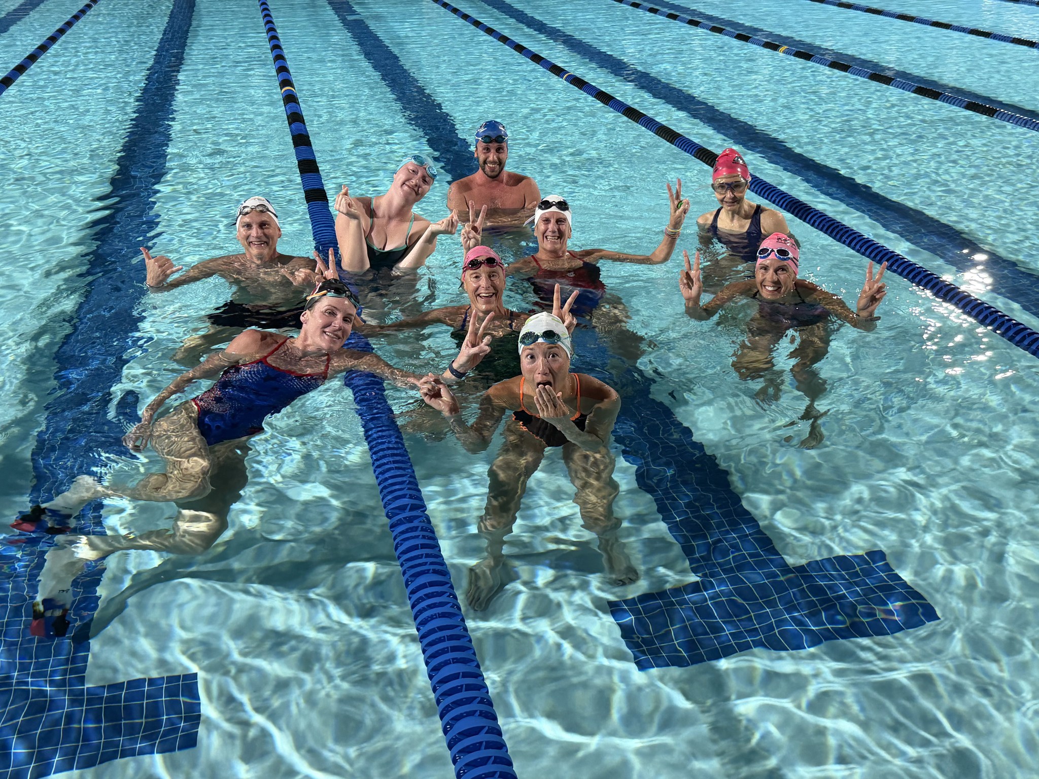 Gulf - USA Swimming Super Star Jenny Thompson joined in on our pre ...