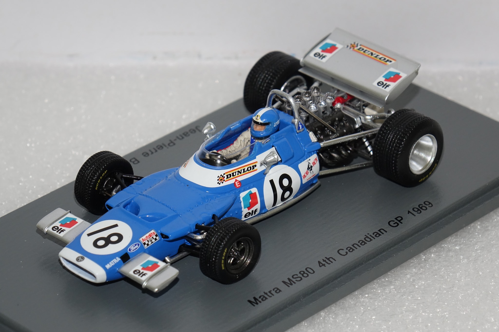 Spark Model S7194 1/43 Matra MS80 #18 Mosport (Canada) 1969 Matra