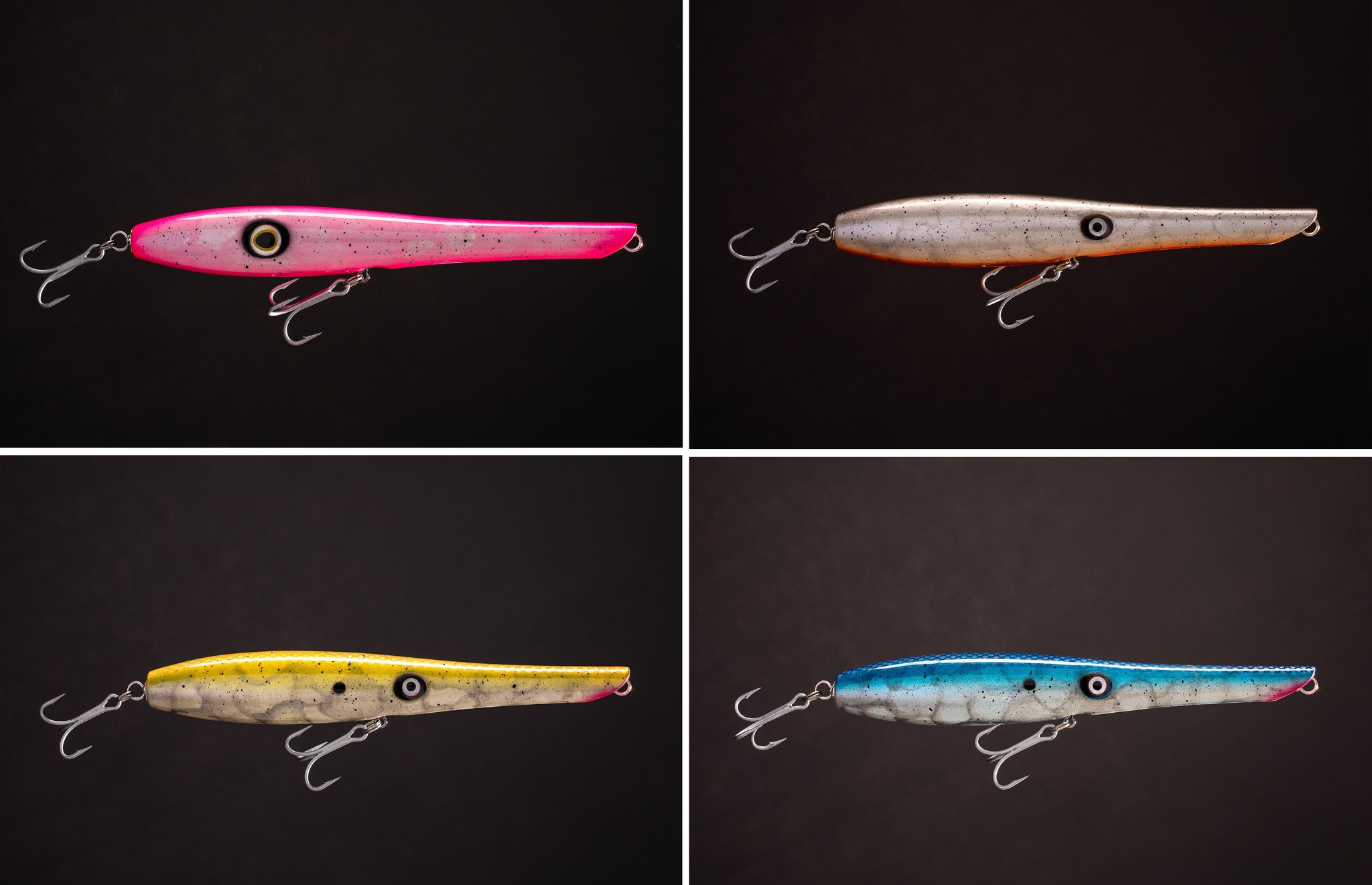 fishing ashore lure Alan's Custom Lures AD-PRO Darter quality UV lures designed to catch various species Surf Fishing at Night: How