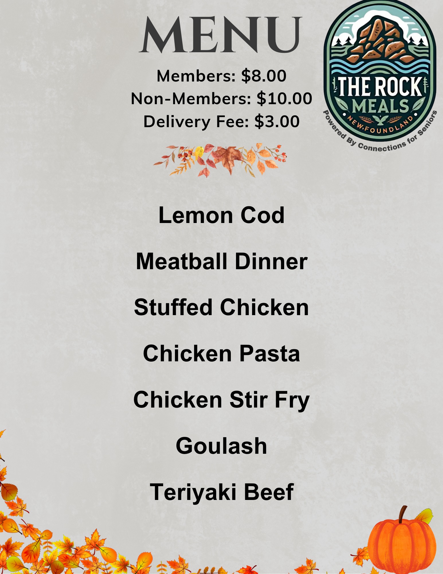 🍲 New Week, New Menu! 🍲... - Connections for Seniors | Facebook