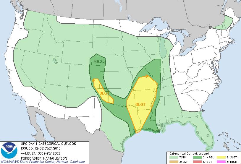 Stormriderz 7 - THERE IS A SLGT RISK OF SVR TSTMS FROM... | Facebook