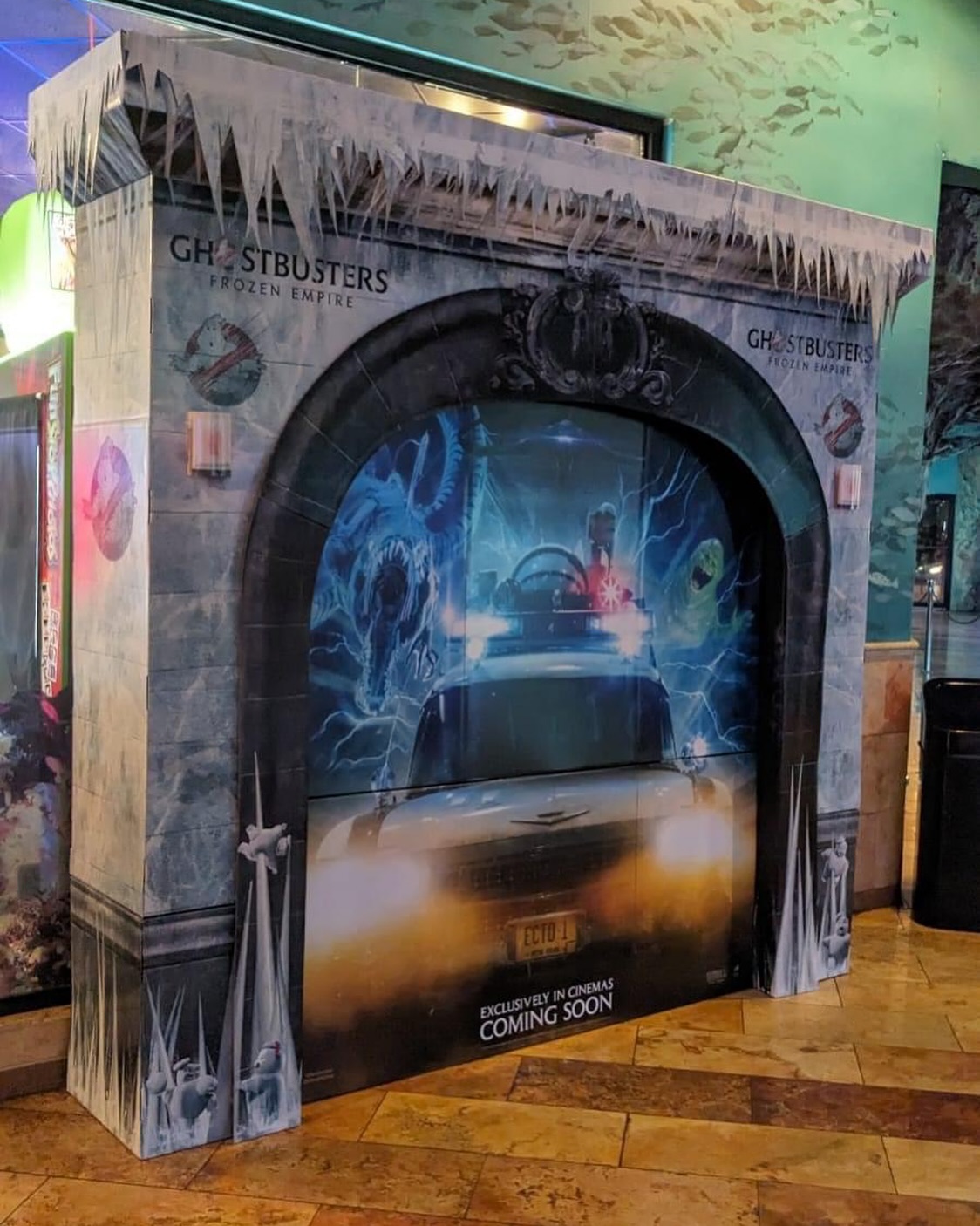 A #GhostbustersFrozenEmpire standee... - Countdown City Geeks