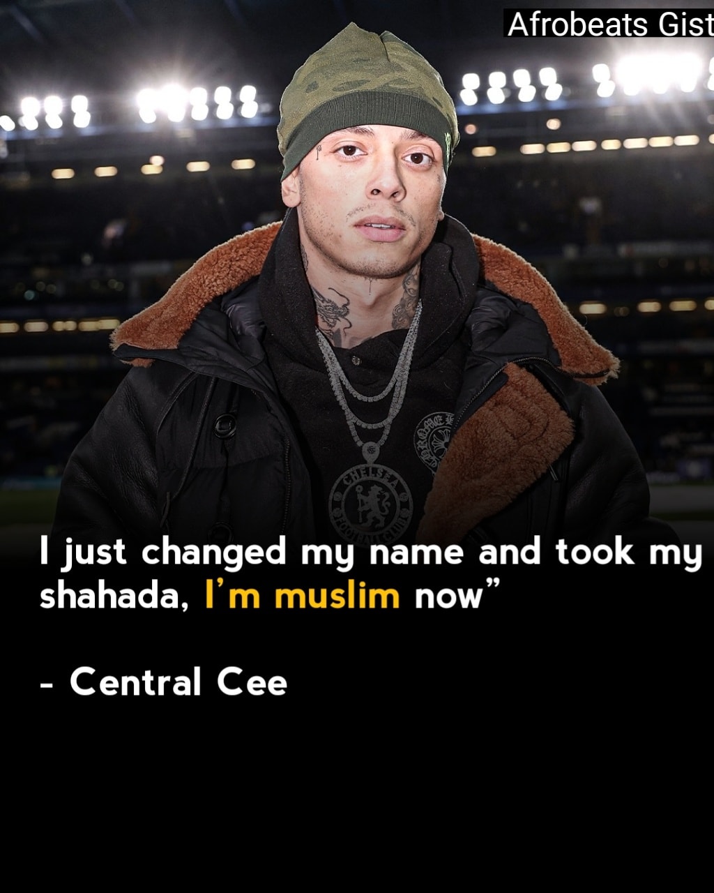 Afrobeats Gist - UK rapper Central Cee has shared a... | Facebook