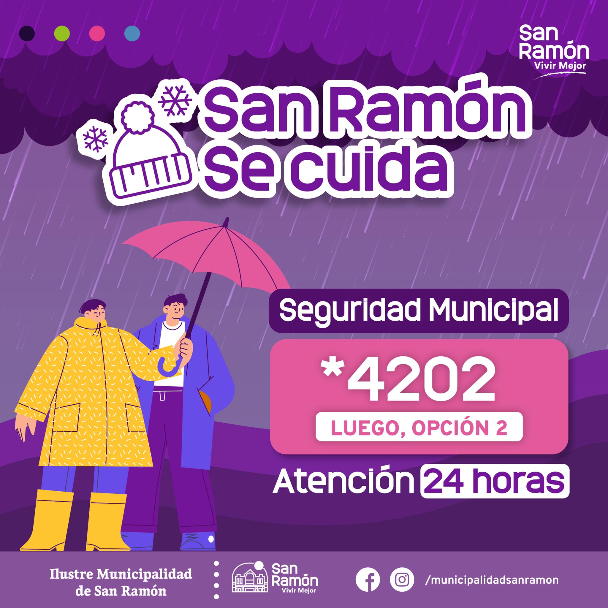 I. Municipalidad - 📞 *4202 EL NUEVO NÚMERO DE LA RED DE SEGURIDAD ...