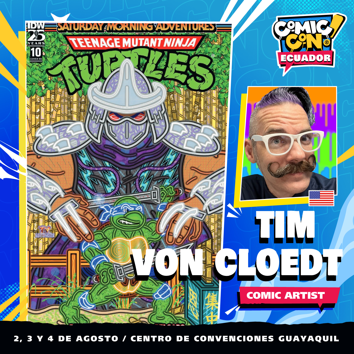 🤓 ¡Tim Von Cloedt traerá su arte a la... - Comic Con Ecuador