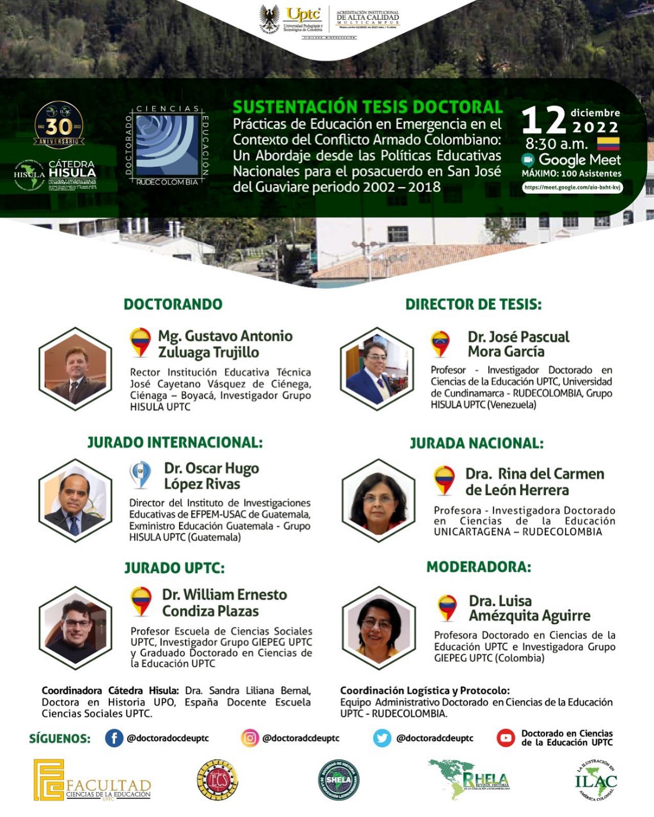 El Doctorado... - Doctorado en Ciencias de la Educación UPTC | Facebook