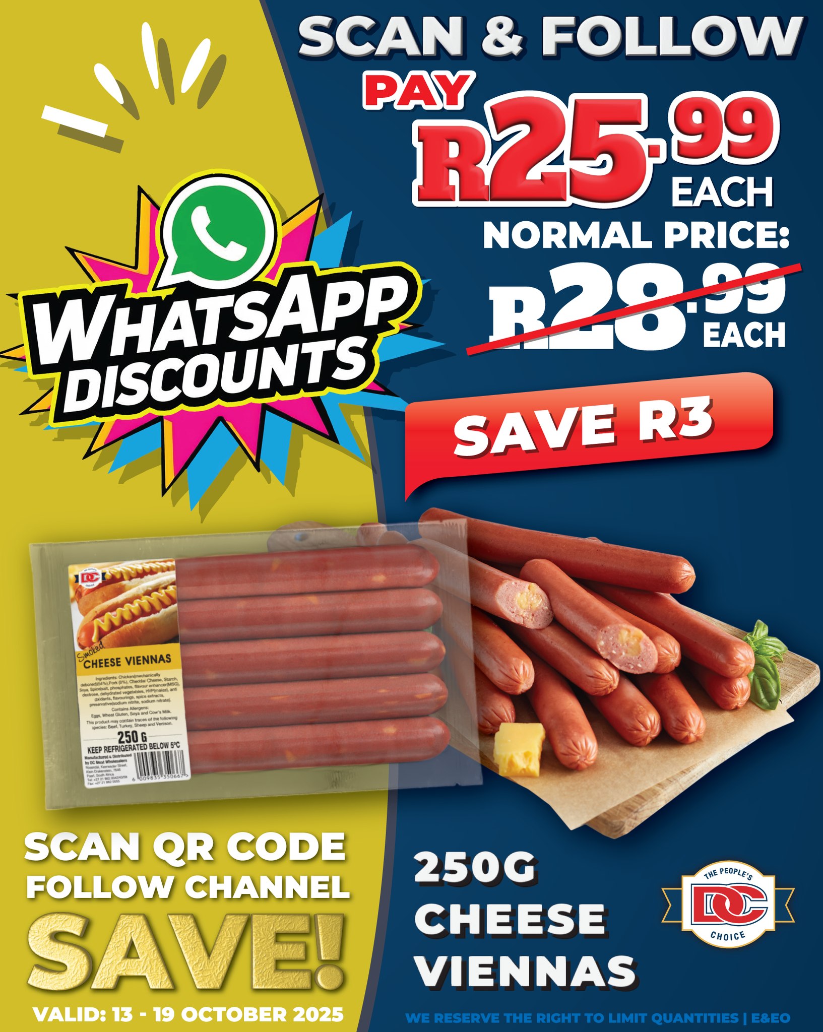 DC Meat - 🔥 WhatsApp Discount Alert! 🔥 Grab our 500g... | Facebook