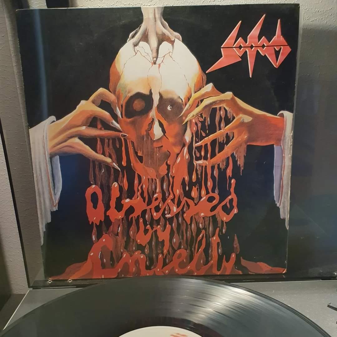 SODOM Obsessed By Cruelty レコード Sodom Album: Obsessed by Cruelty Release date: May 9th, 1986 Label