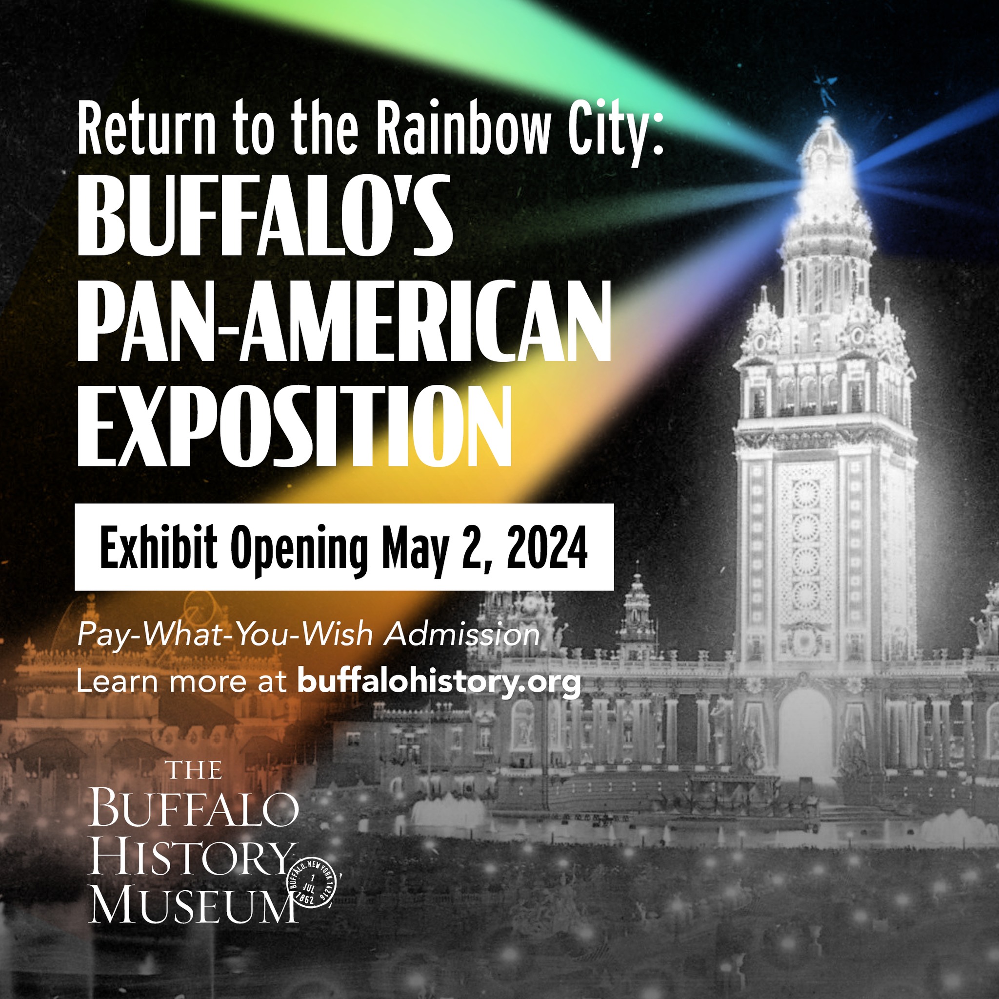 Honoring opening day at the Buffalo History Museum.