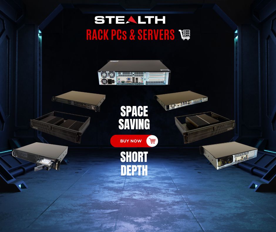 Stealth.com - Introducing Stealth's lineup of short-depth Rack Servers ...