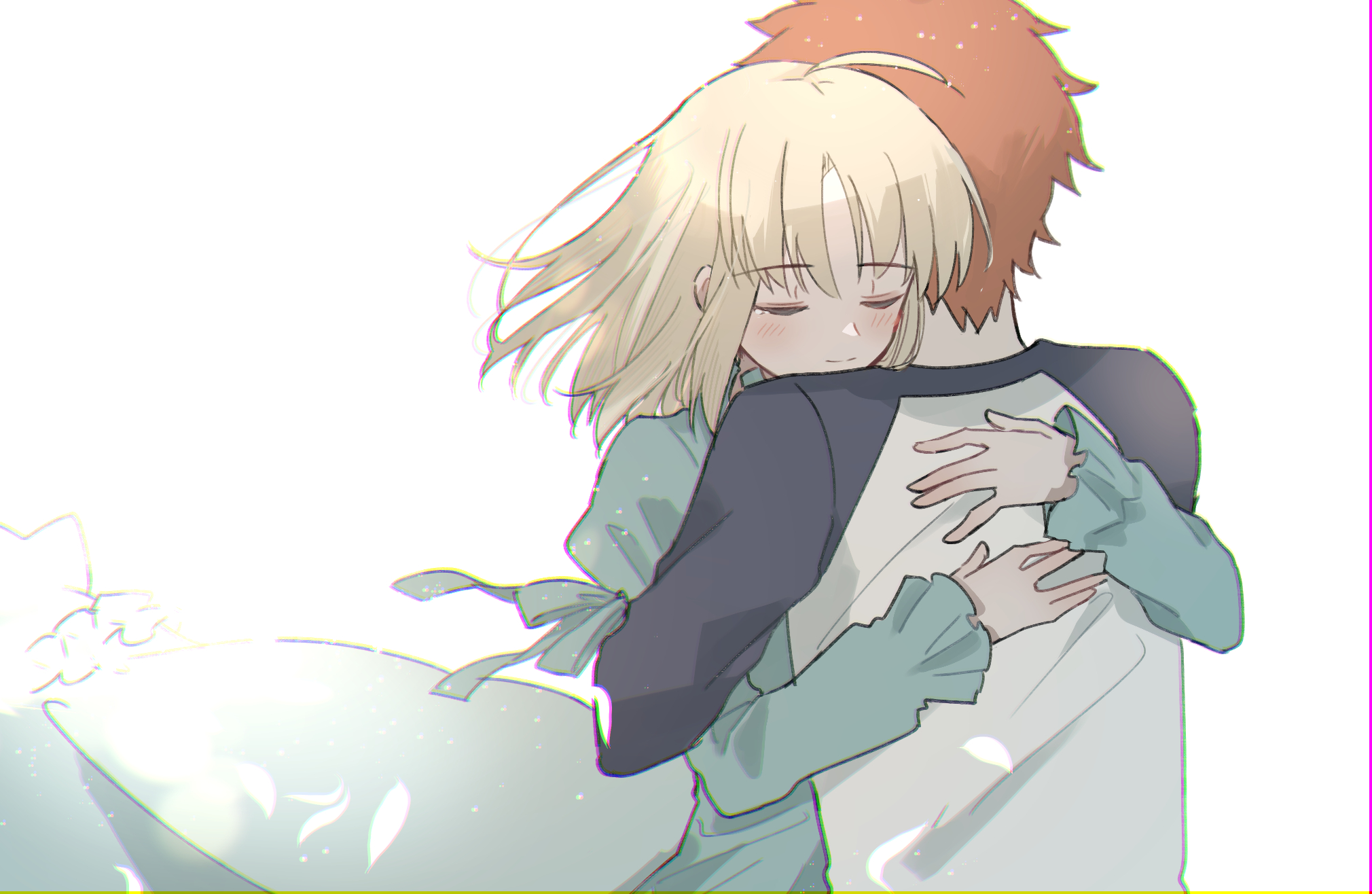 Saber - Even the strongest of kings needs a hug source: twitter(.)com ...