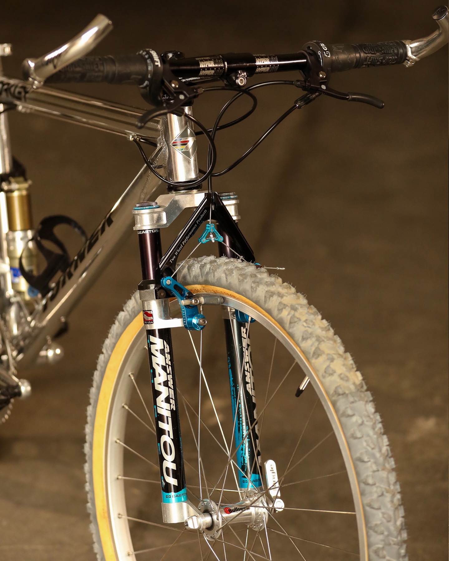 The Burner is back? Dave Turner was showing off a titanium version