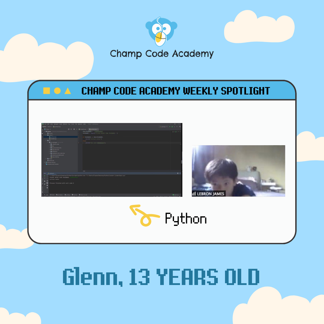 ☀️This week, our spotlight is on... - Champ Code Academy