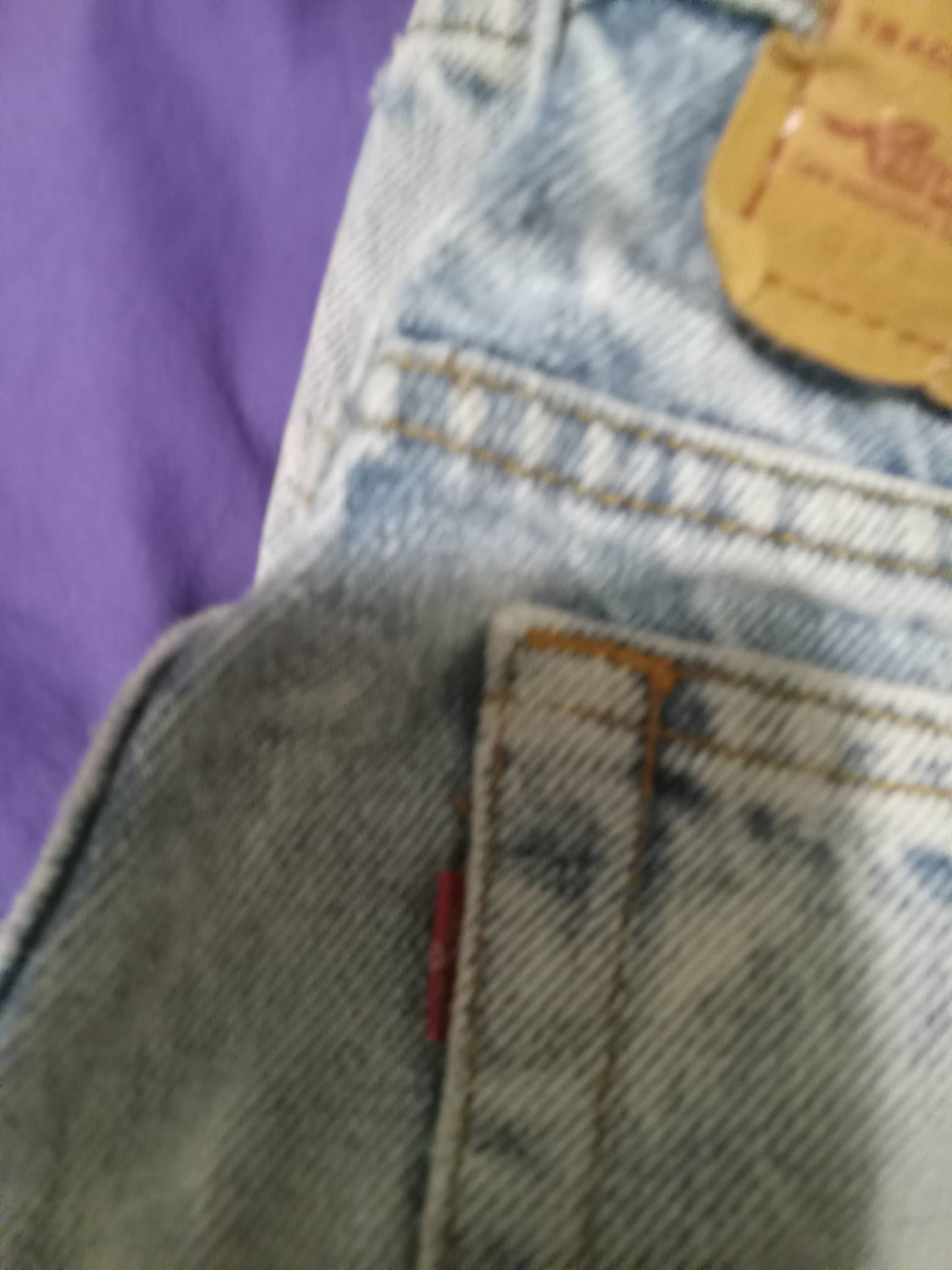 Jeans Levi's 505 Red Tag Vintage - Taille W40/L30 - Occasion Très Bon état - Made In USA