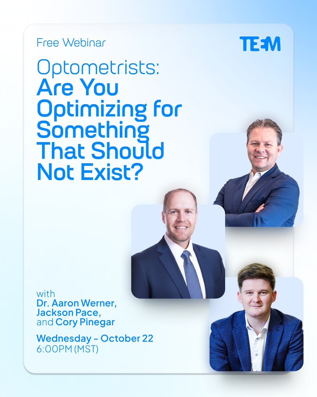 Teem - Tomorrow, we’re talking about what really holds practices back ...