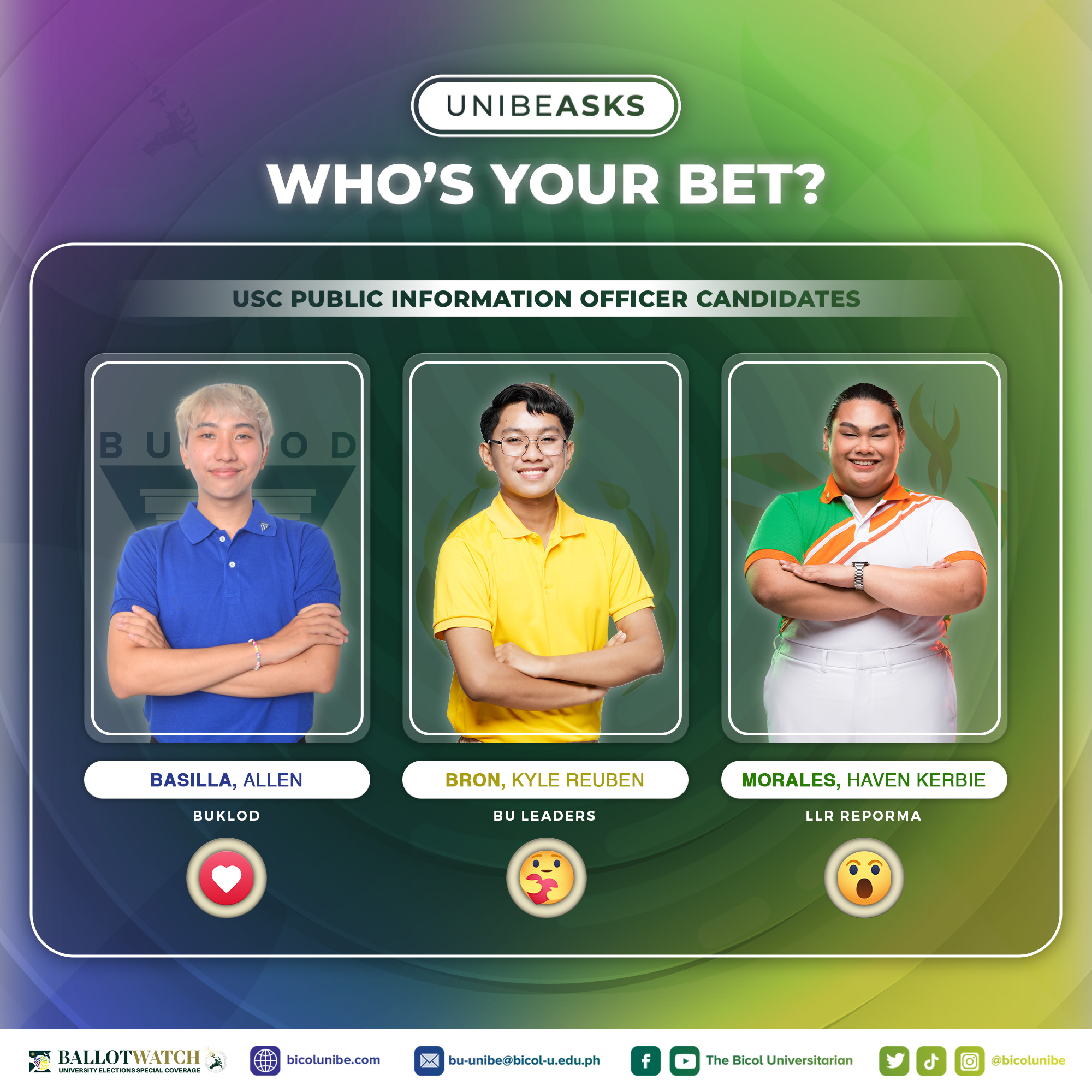 The Bicol - Assess the platforms and achievements of candidates running ...