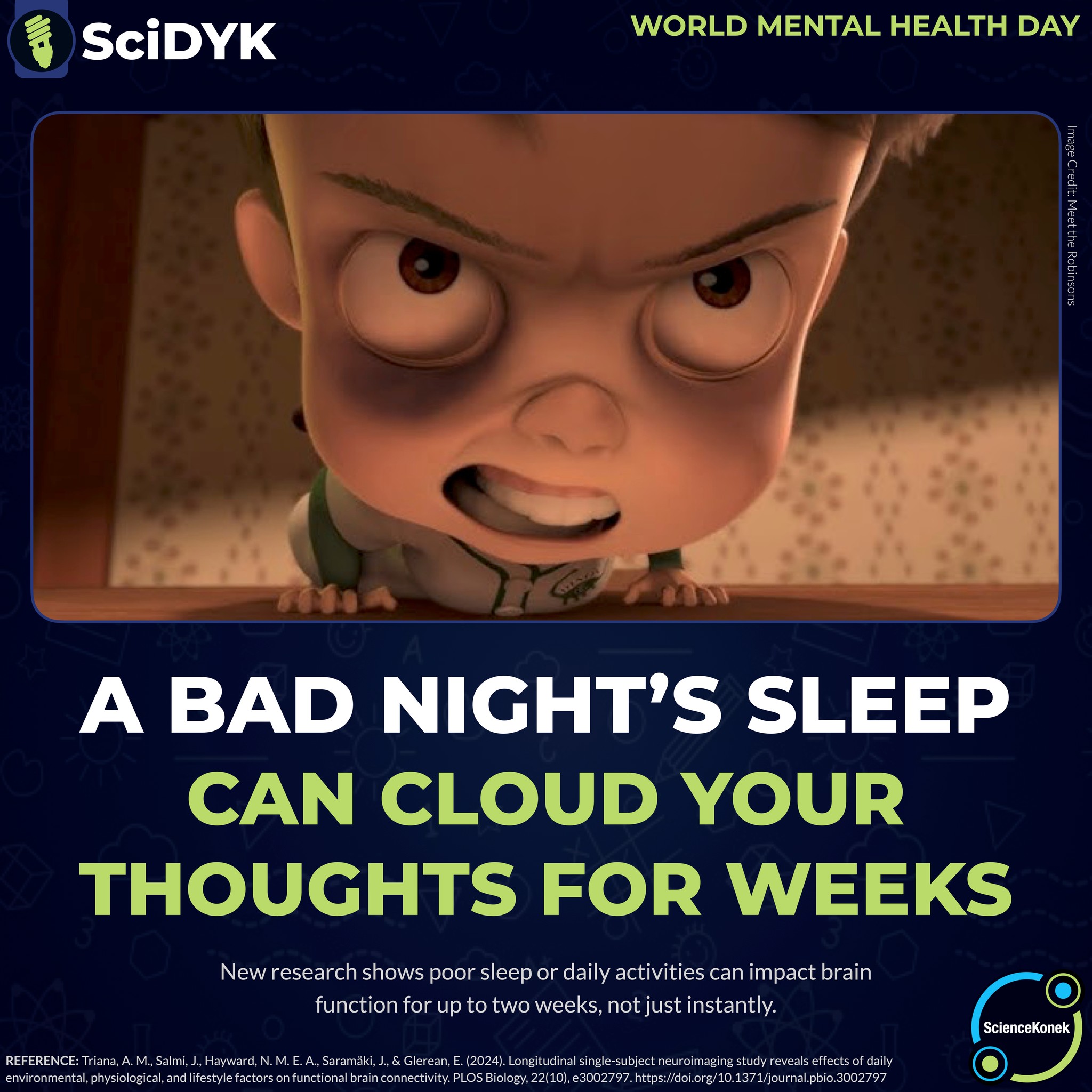 ScienceKonek - #SciDYK 𝗔 𝗕𝗔𝗗 𝗡𝗜𝗚𝗛𝗧’𝗦 𝗦𝗟𝗘𝗘𝗣 𝗖𝗔𝗡 𝗖𝗟𝗢𝗨𝗗 𝗬𝗢𝗨𝗥 𝗧𝗛𝗢𝗨𝗚𝗛𝗧𝗦 𝗙𝗢𝗥 ...