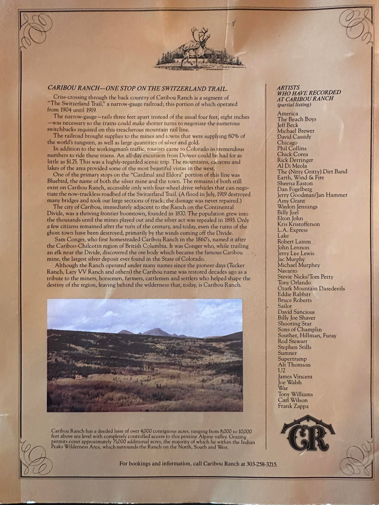 Caribou Ranch Recording Studio