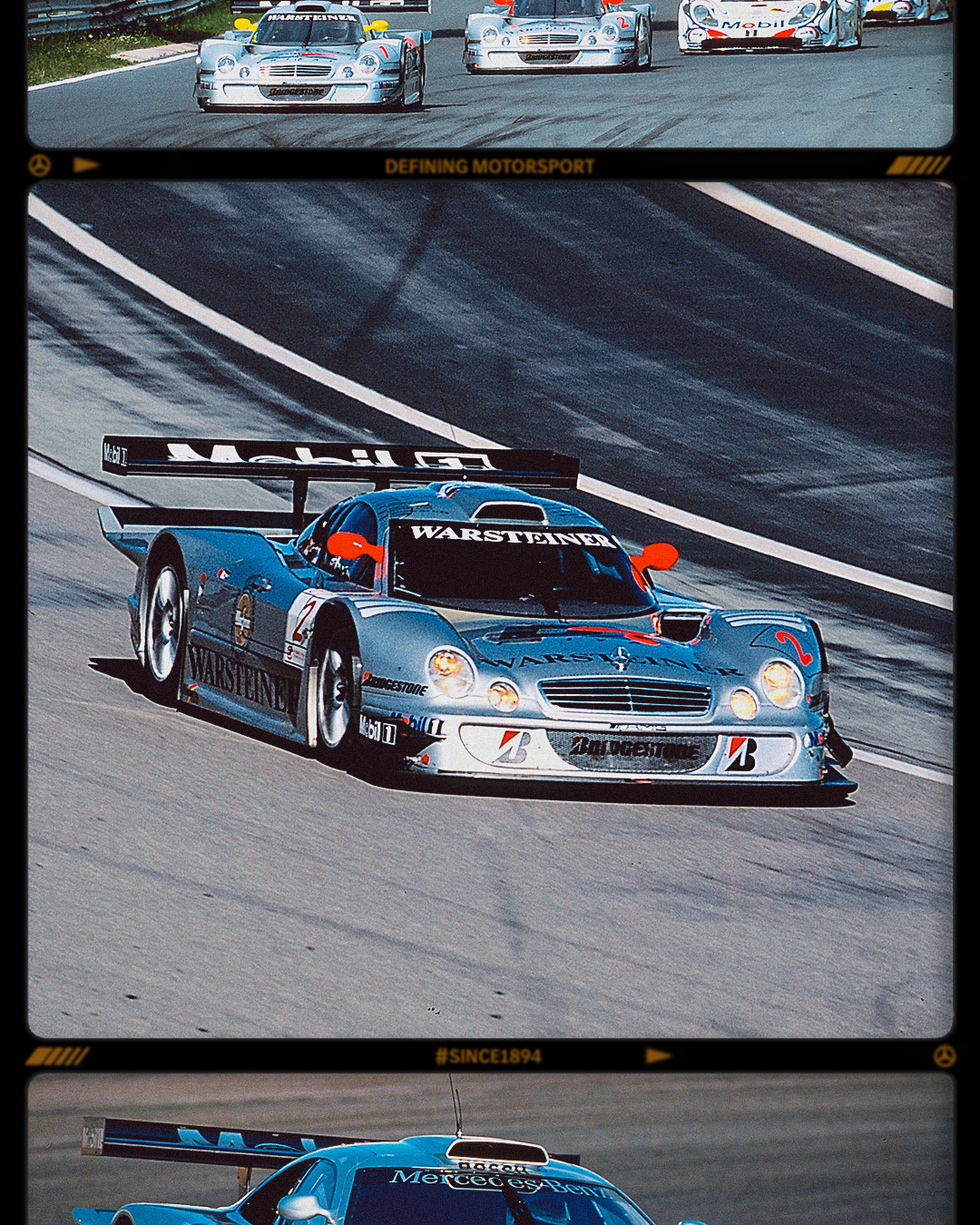 The sound of the iconic 1998 Mercedes CLK LM racecar at Goodwood