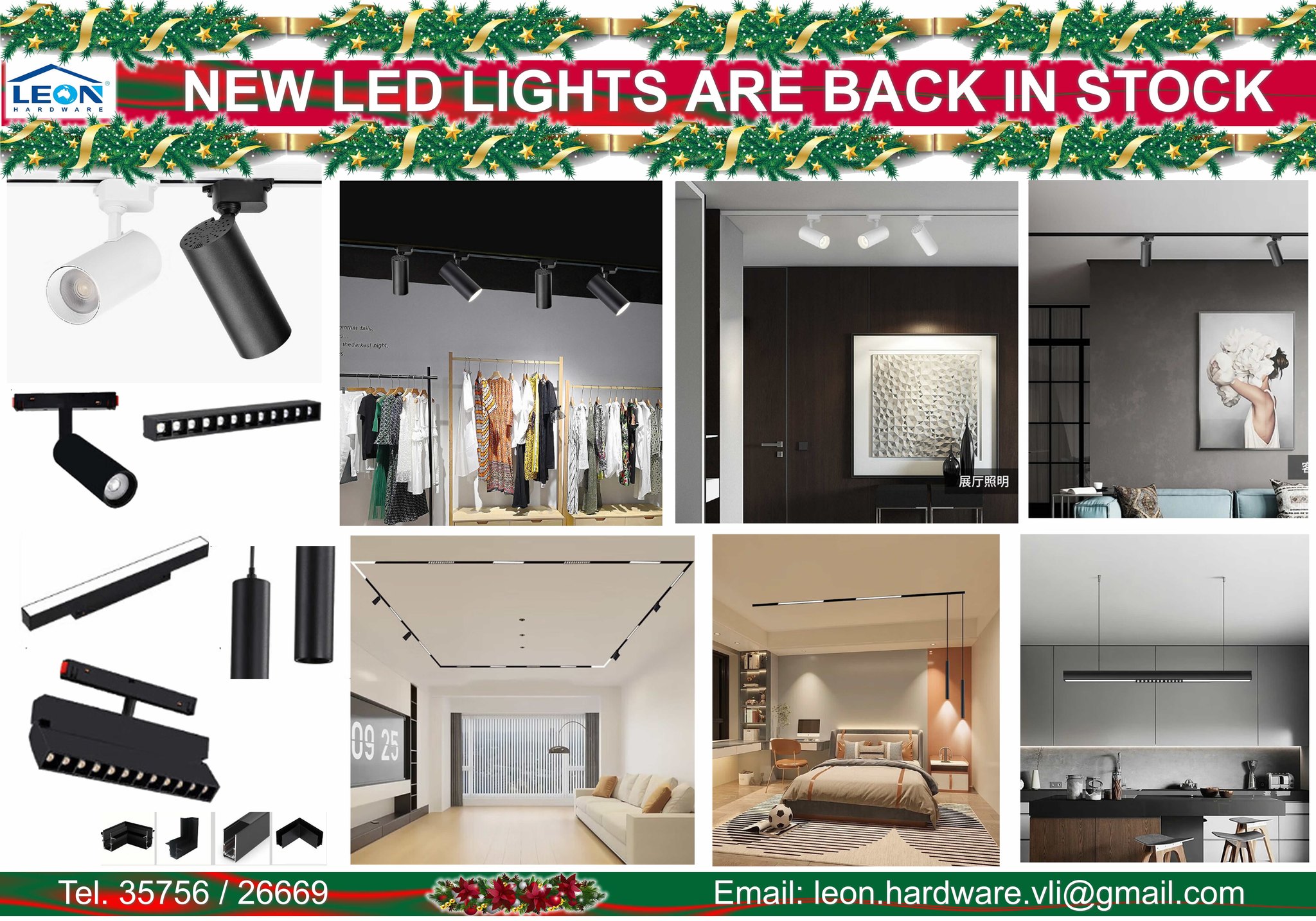 Leon - Leon Hardware has new arrivals of new design LED Lights for your ...