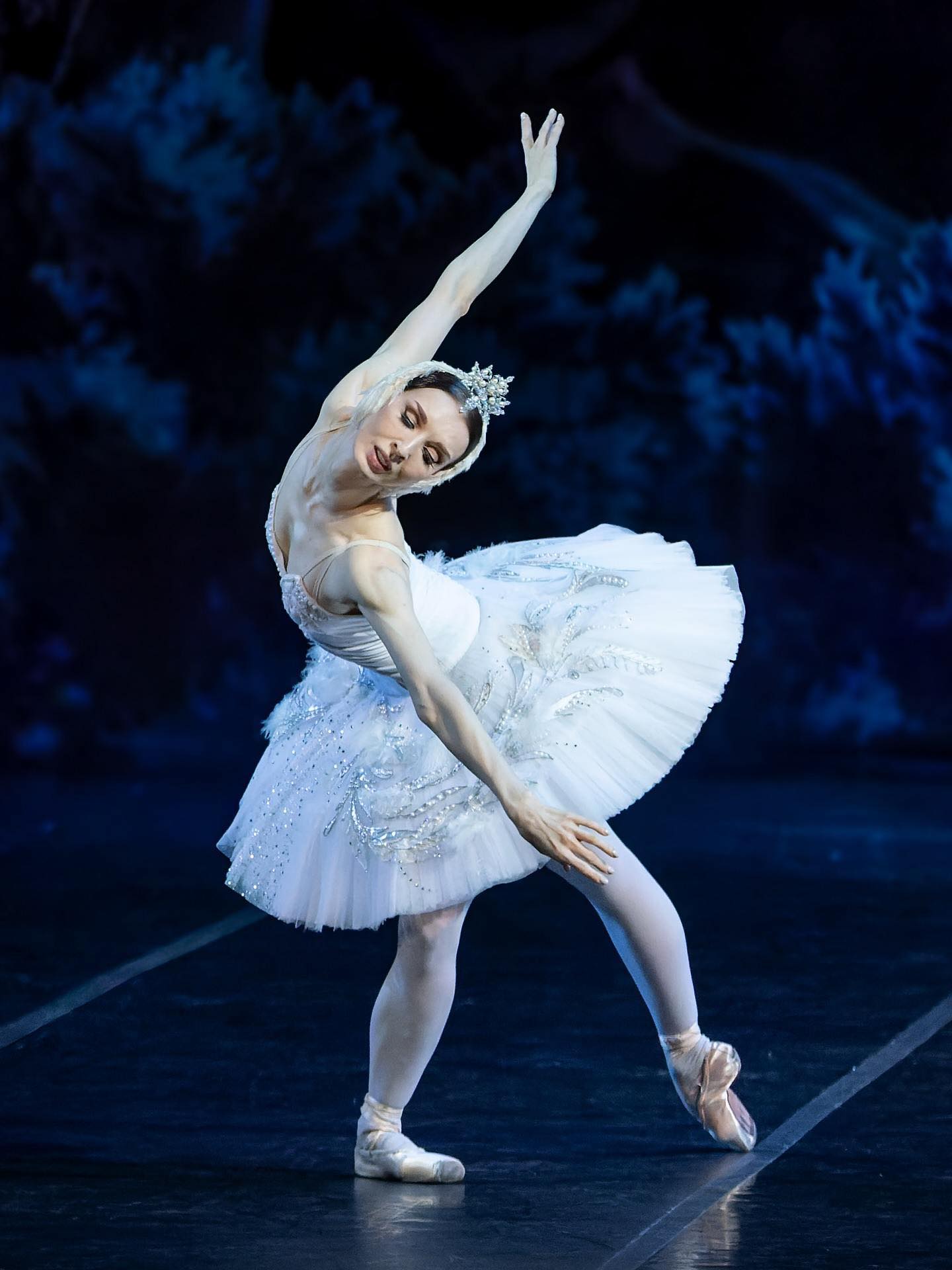Anna Odintsova as “Odette” in Swan lake