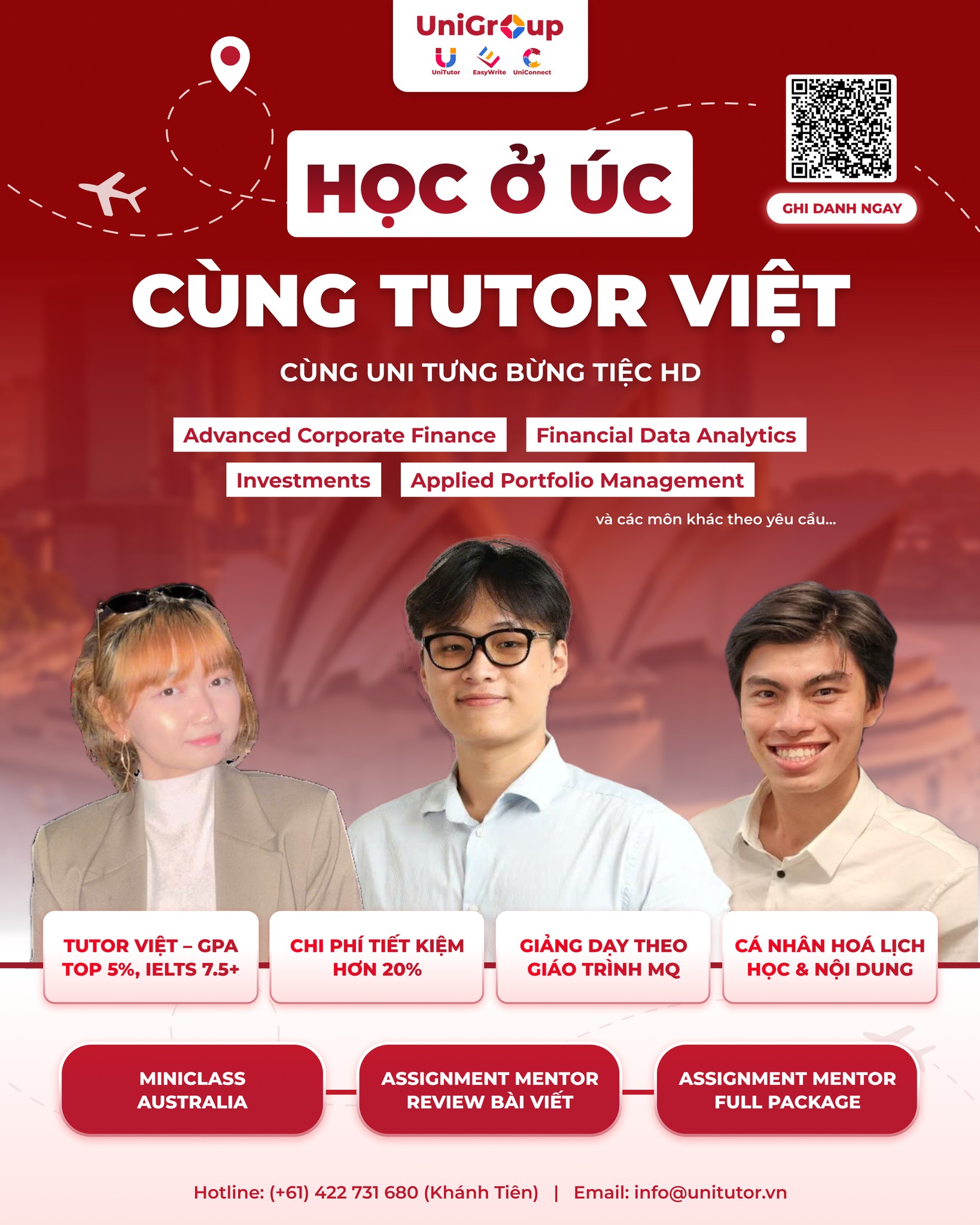 UniTutor - 🎓 UNITUTOR CHÍNH THỨC “HẠ CÁNH” TẠI MACQUARIE... | Facebook