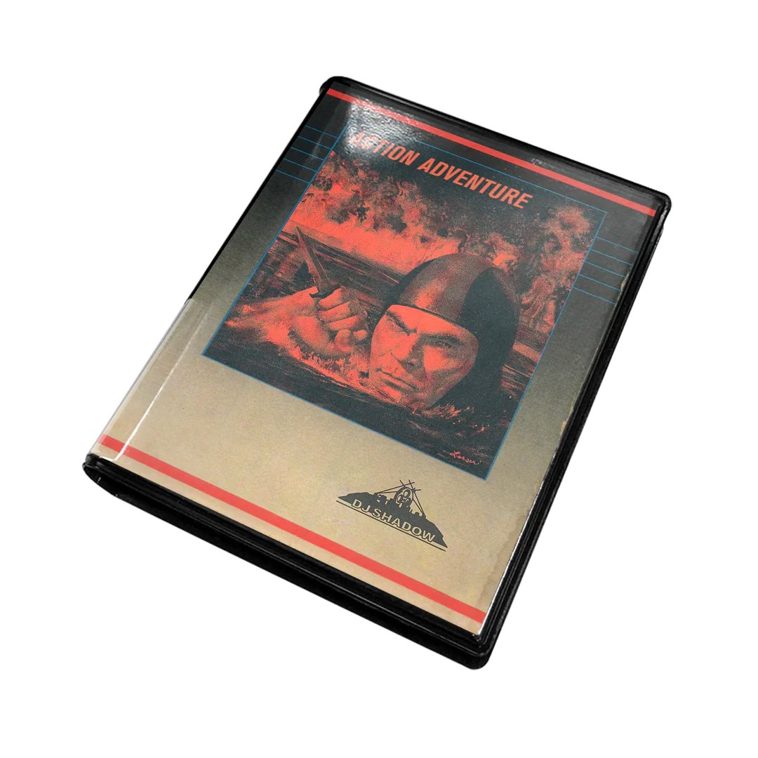 djshadow New Action Adventure vinyl, CDs, cassettes, posters, and