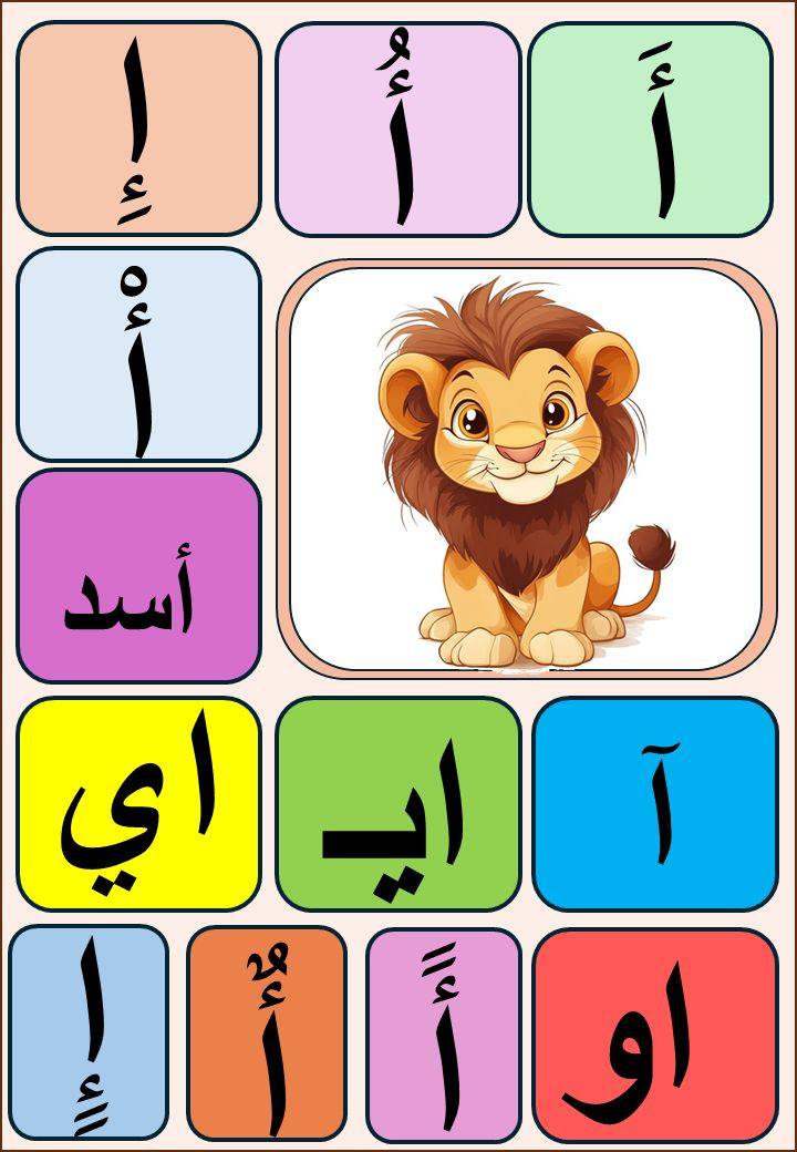 بطاقات الحروف | Facebook