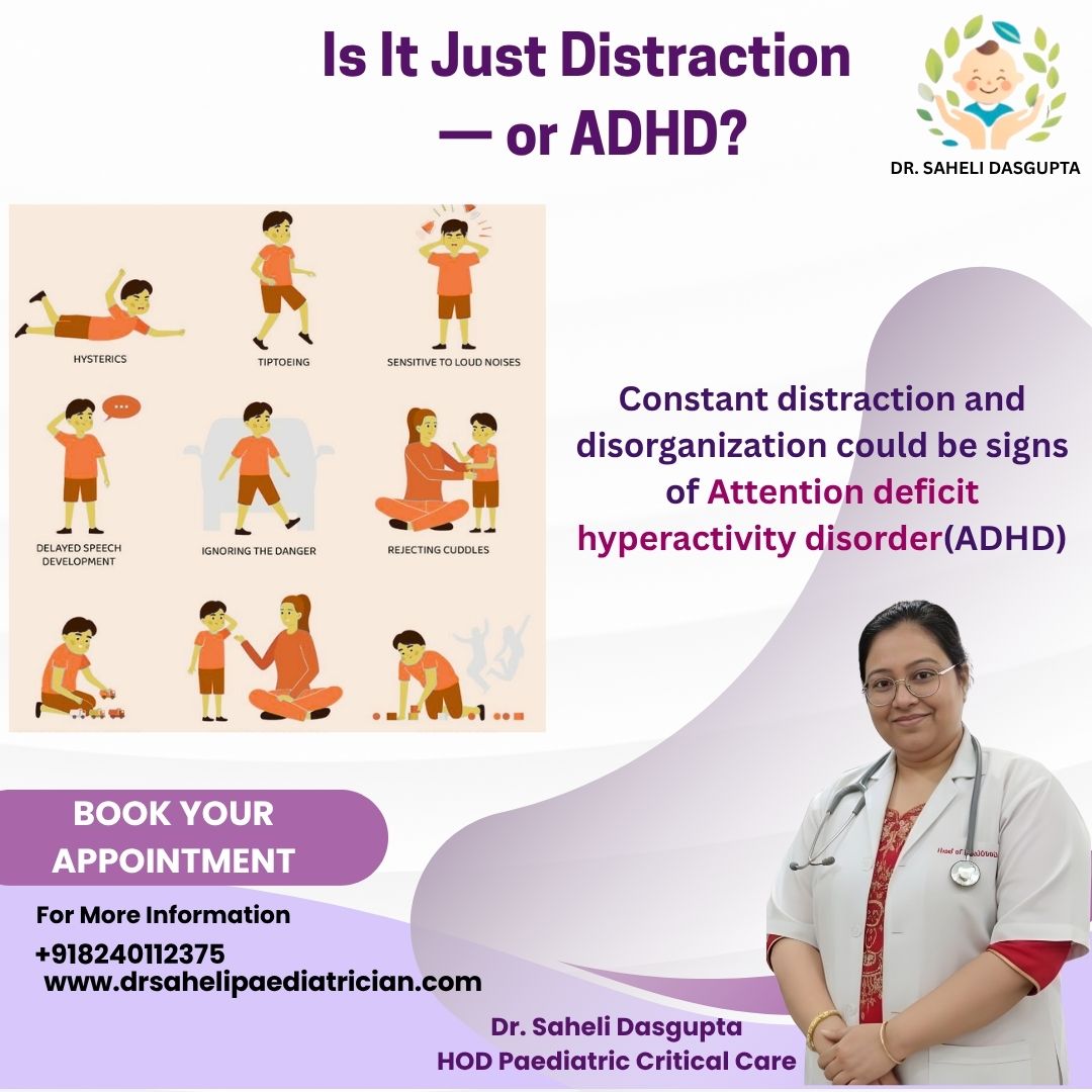 🤔 Is It Just Distraction — or ADHD?... - Dr. Saheli Dasgupta | Facebook