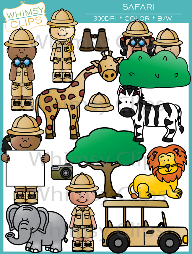 Whimsy Clips - New clip art: Safari and S'mores. I LOVE... | Facebook