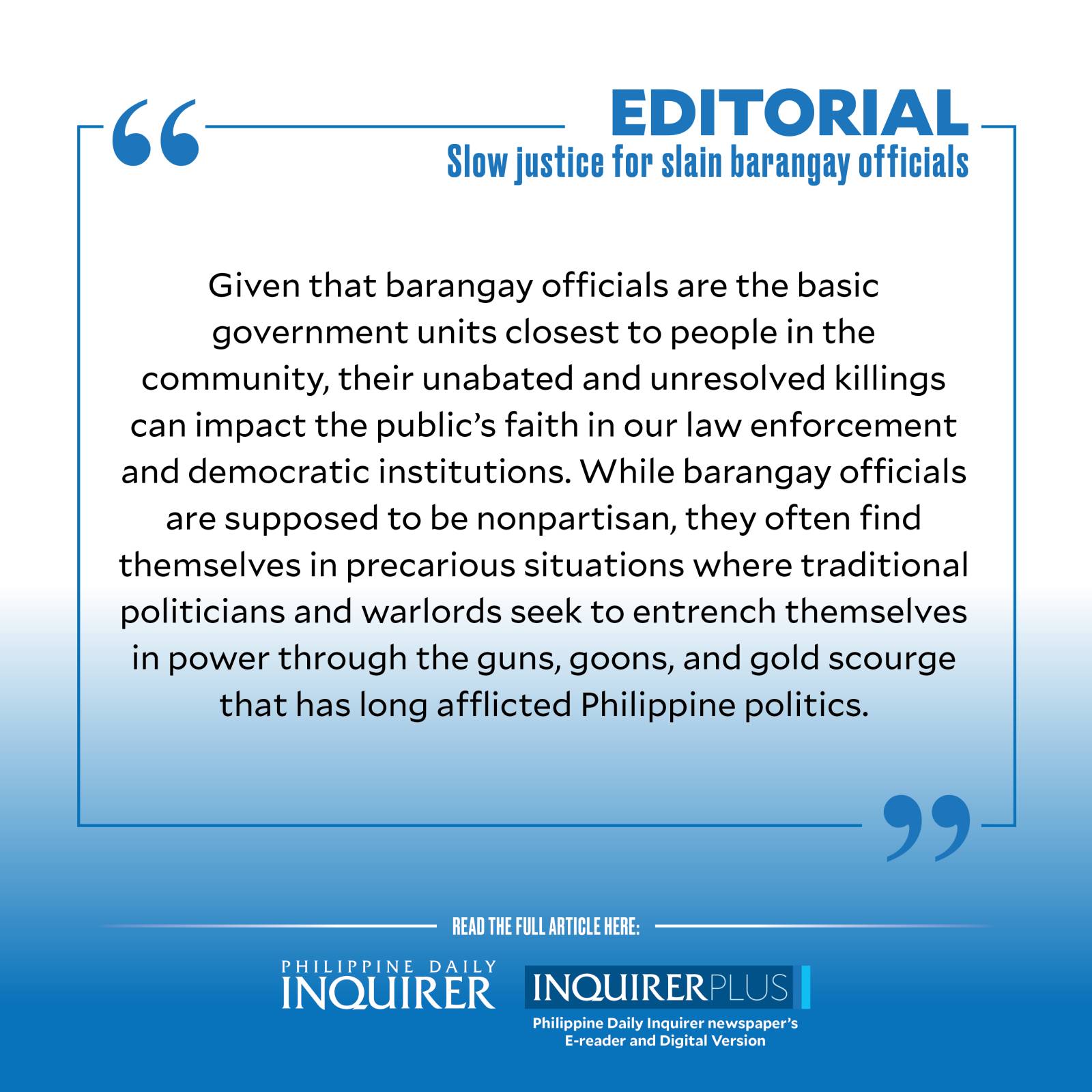 INQUIRER.net - Today's Inquirer Editorial (April 27, 2024)...
