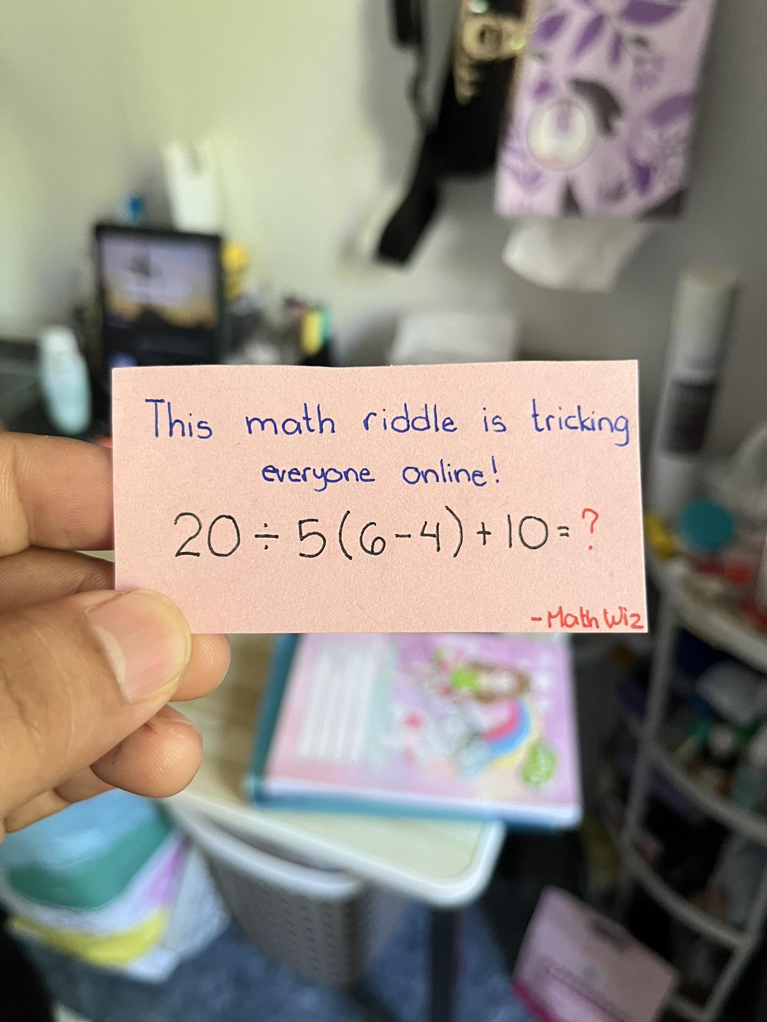 Math - Math Riddle | Facebook