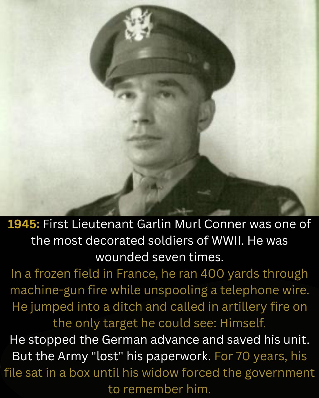 TerrifyingMyths - Houssen, France. January 24, 1945. First Lieutenant ...