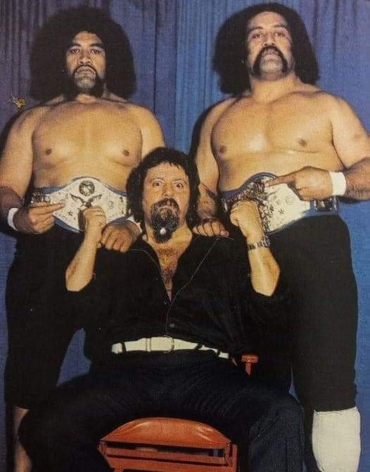 The Wild Samoans, Captain Lou Albano, & The Iron Sheik