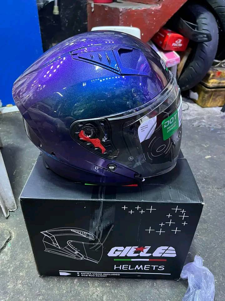 chameleon blue open face 2xl motorcycle helmet ILM Full with Pinlock Compatible Clear&Tinted Visors and Fins Street Bike Motocross Casco DOT Model Z501( Purple, L) : Automotive The Scorpion EXO Scorpion EXO-T520 Nama-Shimi Helmet -