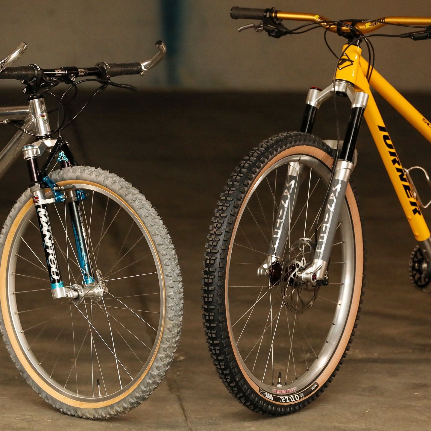 The Burner is back? Dave Turner was showing off a titanium version