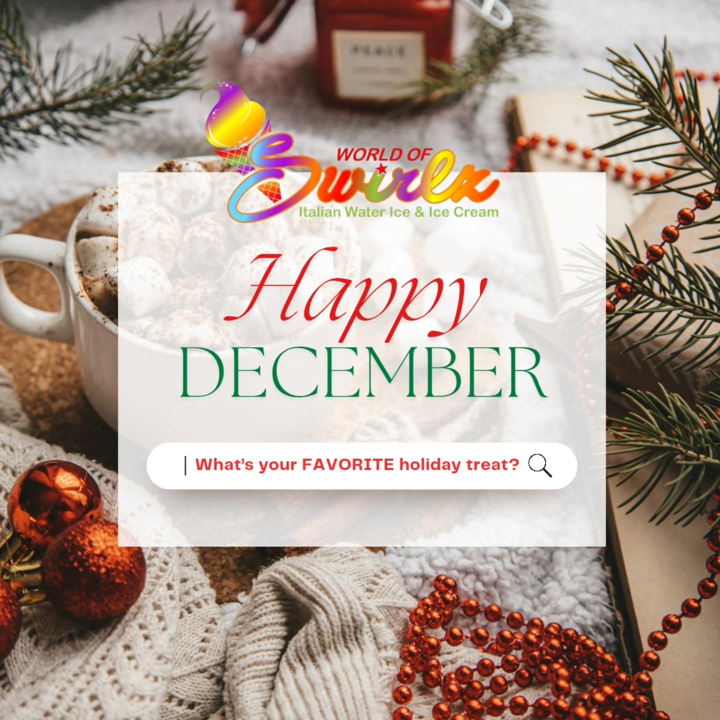 World - 🎄 HELLO DECEMBER! 🎄 The sweetest month of the year is ...