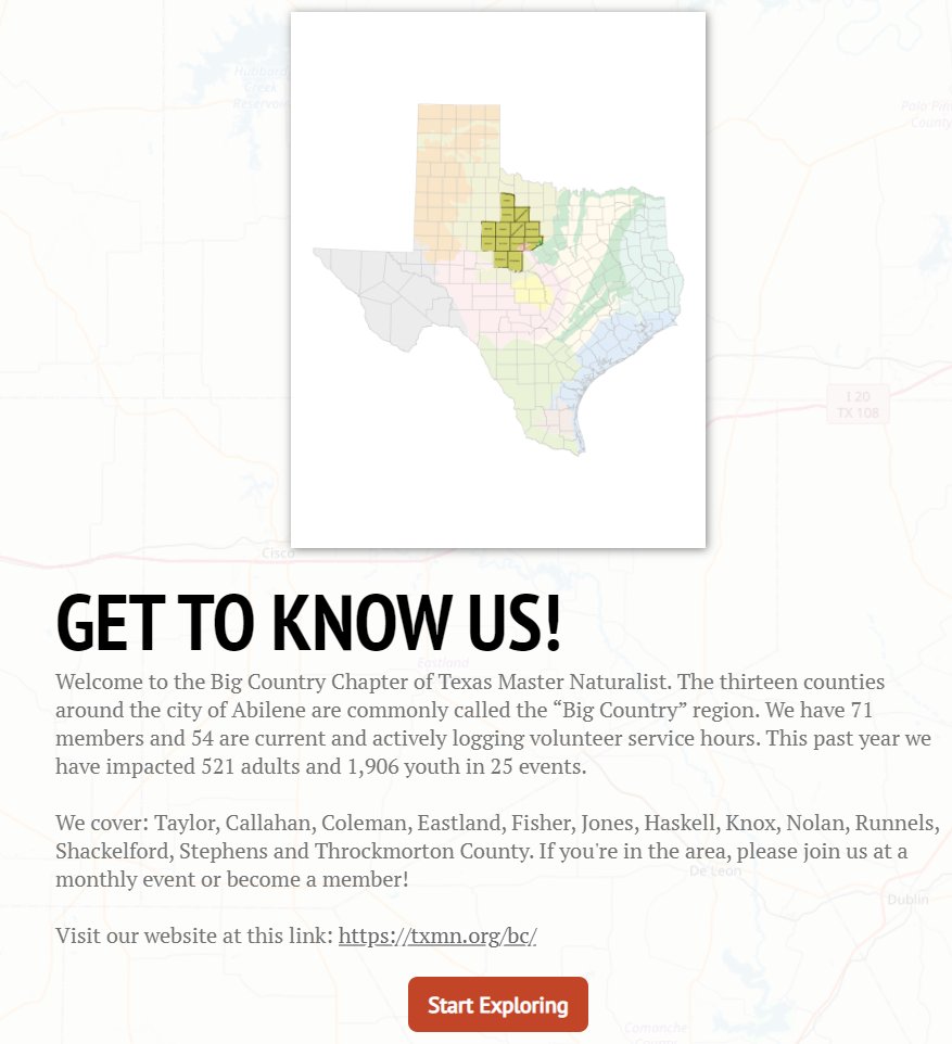 There's... - Big Country Chapter of Texas Master Naturalist