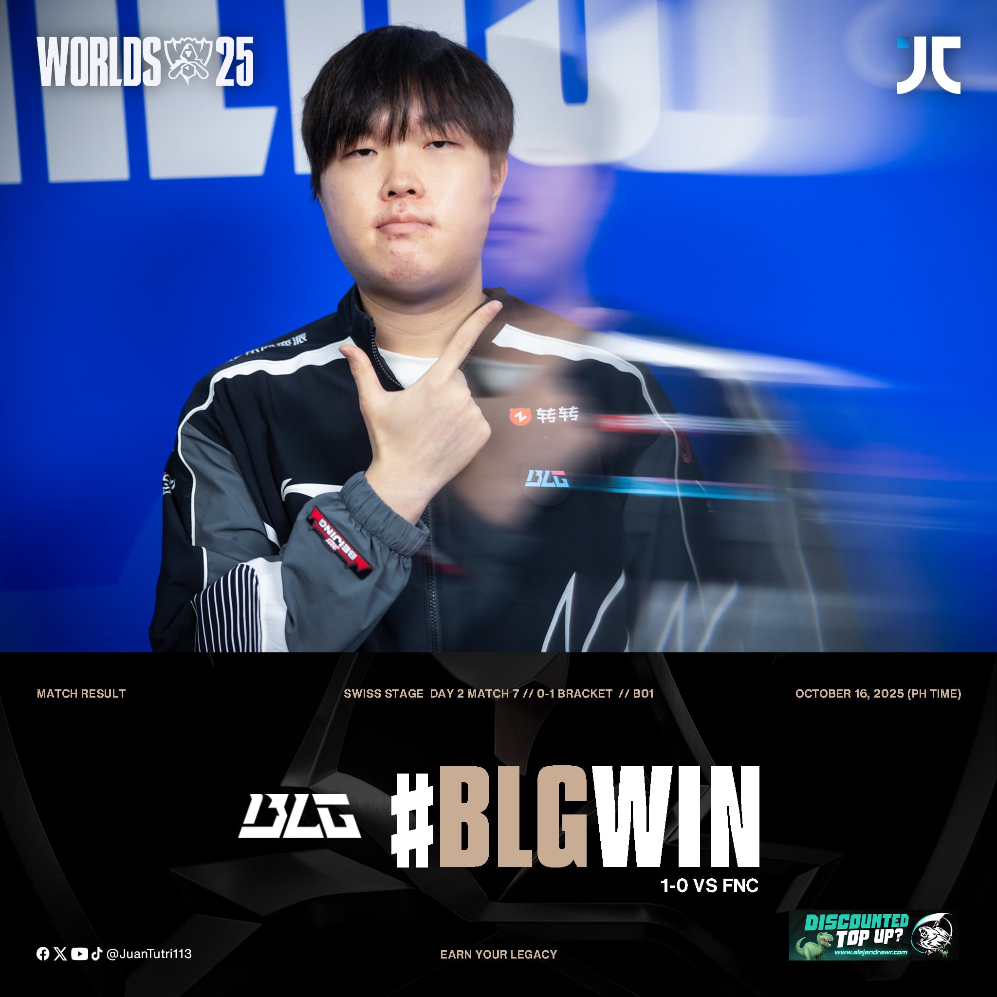 JC - Bilibili Gaming gets their first win at Worlds 2025! #Worlds2025 # ...
